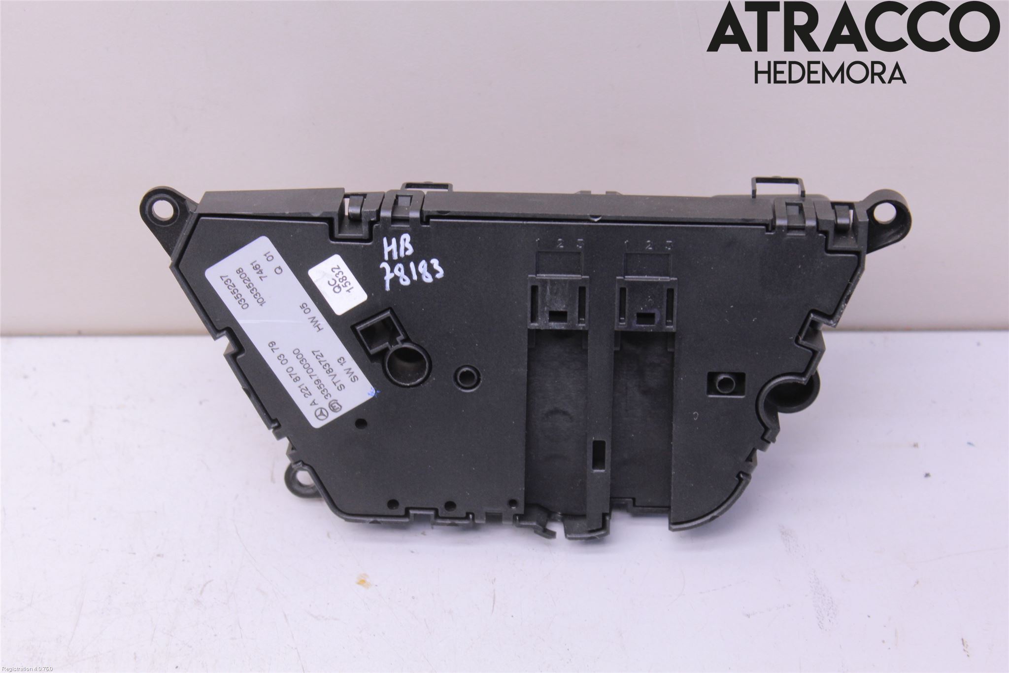 Mercedes-Benz MB S-KLASS (W221) 05-13 Bryter Sete Regulering