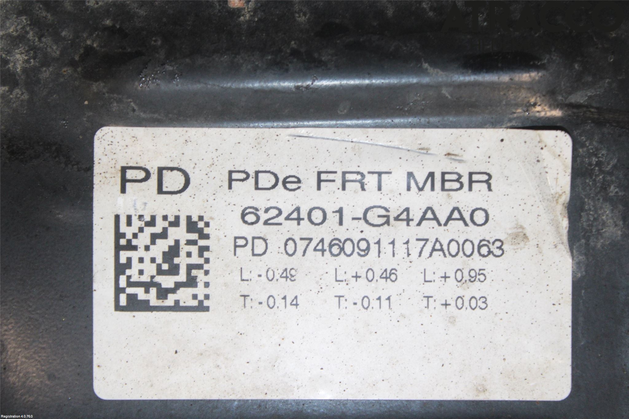 Hyundai i30 PD 17- Forstillingsbjelke(Tvergående)