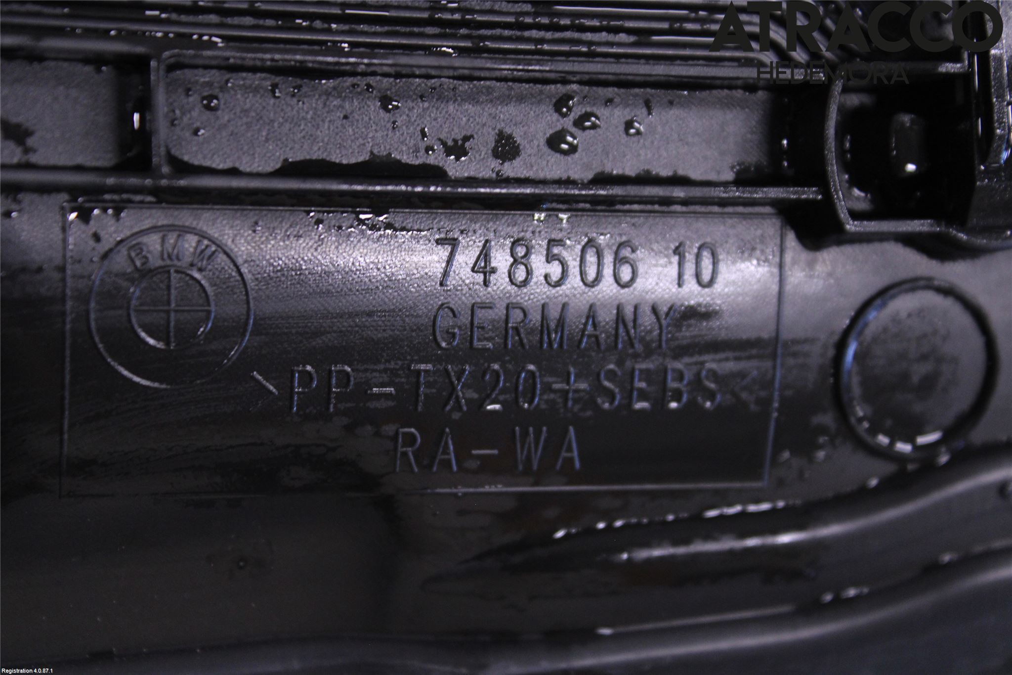 BMW 3 GT F34 13-19 Visker Deksel-Grill-Under Frr