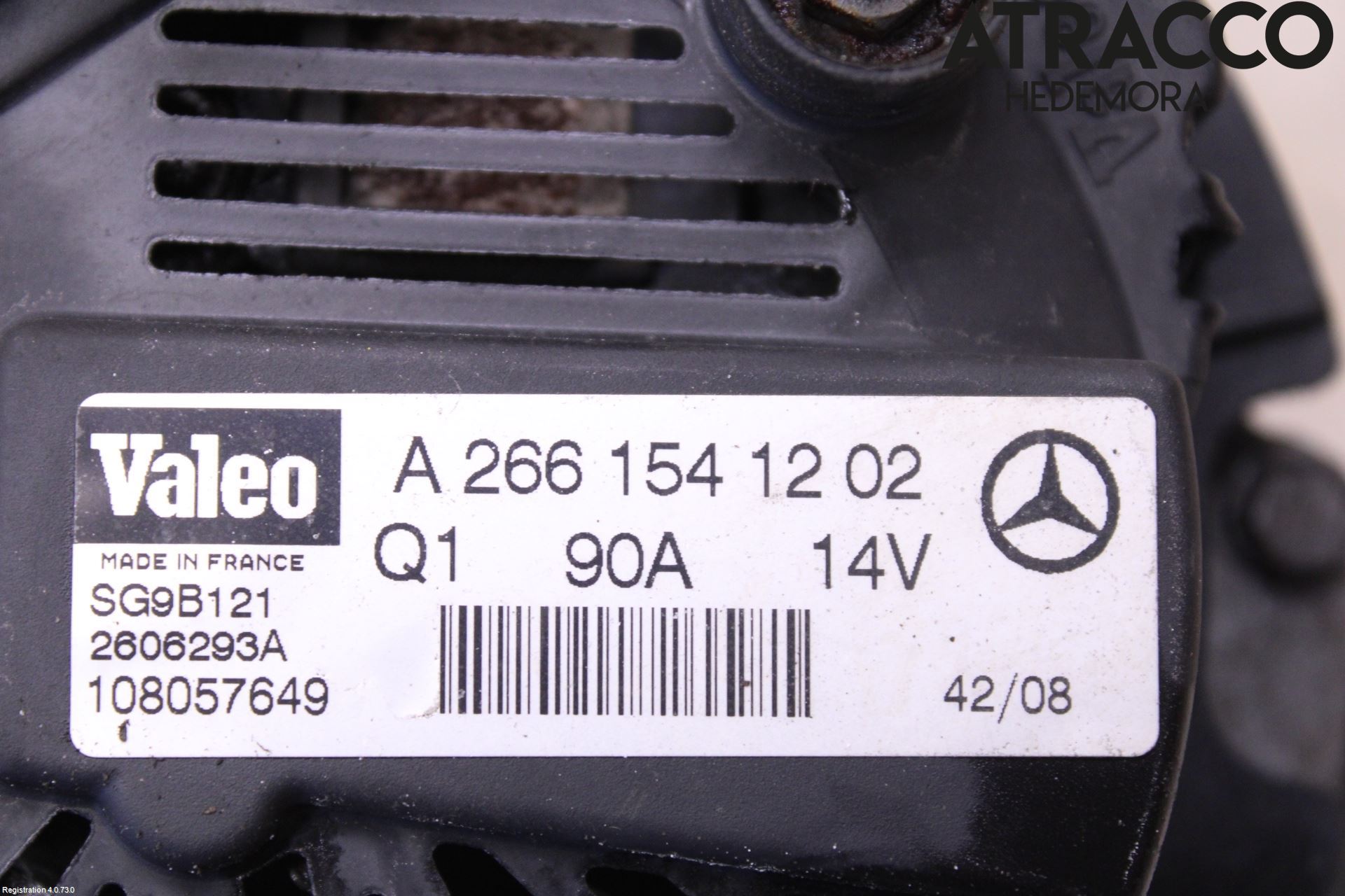 Mercedes-Benz MB B-KLASS (W245) 05-12 Dynamo