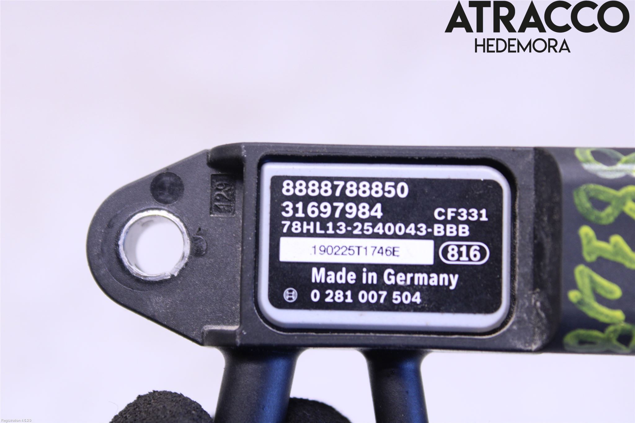 Volvo XC60 18- Sensor Temp-Trykk Avgass