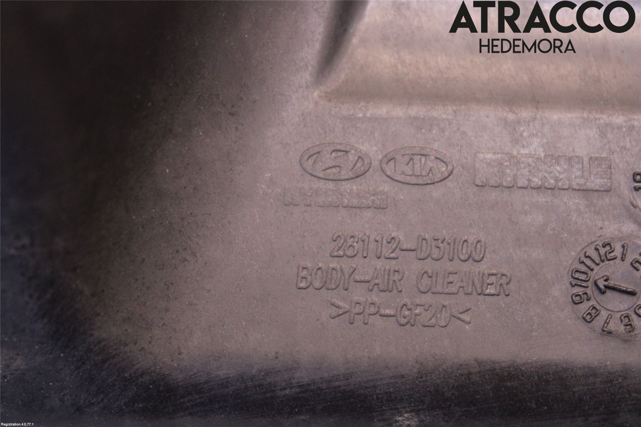 Kia SPORTAGE (QL) 16-21 Luftfilter Boks