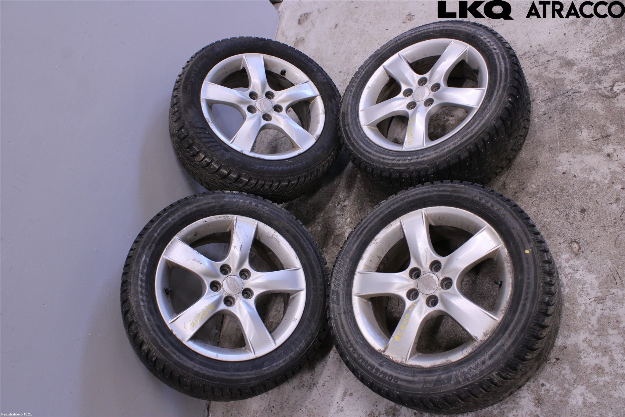 Subaru LEGACY    04-06 Dekk Vinter På Alu Felg 4Stk