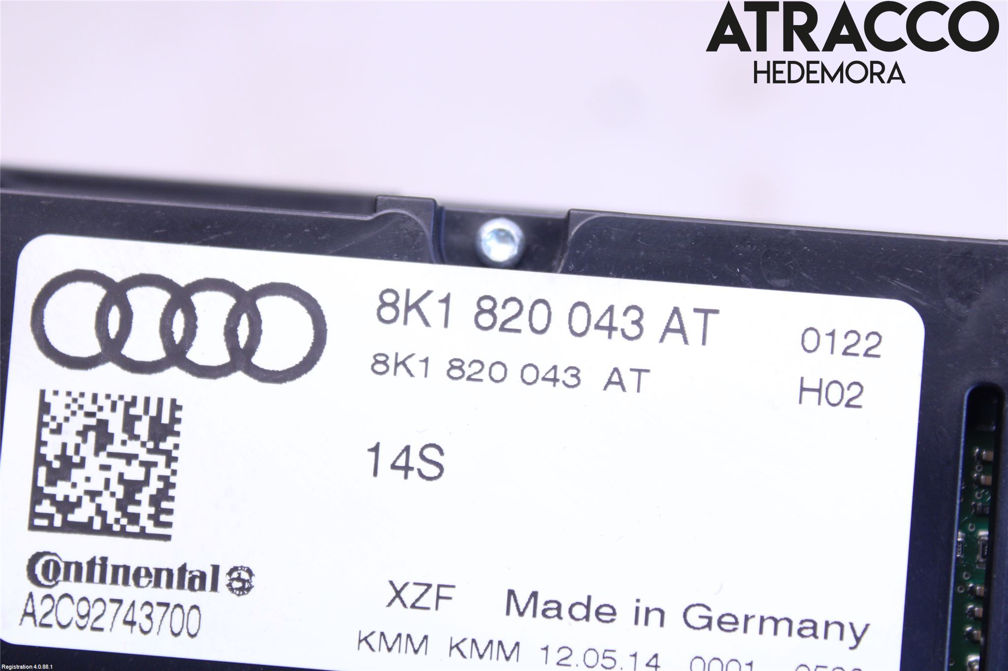 Audi A4 12-15 Varme Ac Betjening-Display