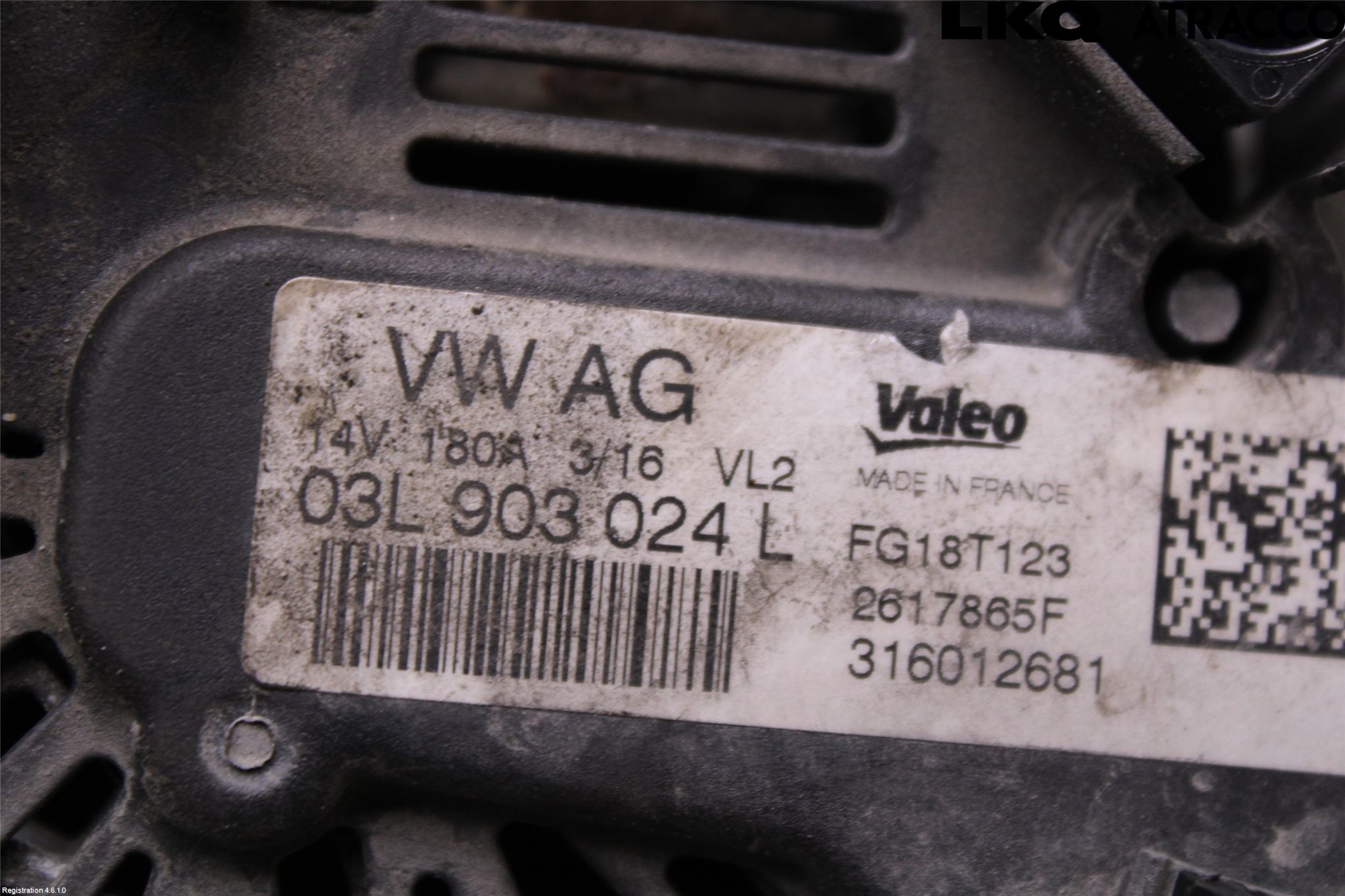 Volkswagen VW TRANSP/CARAVELLE (T6) 16-22 Dynamo