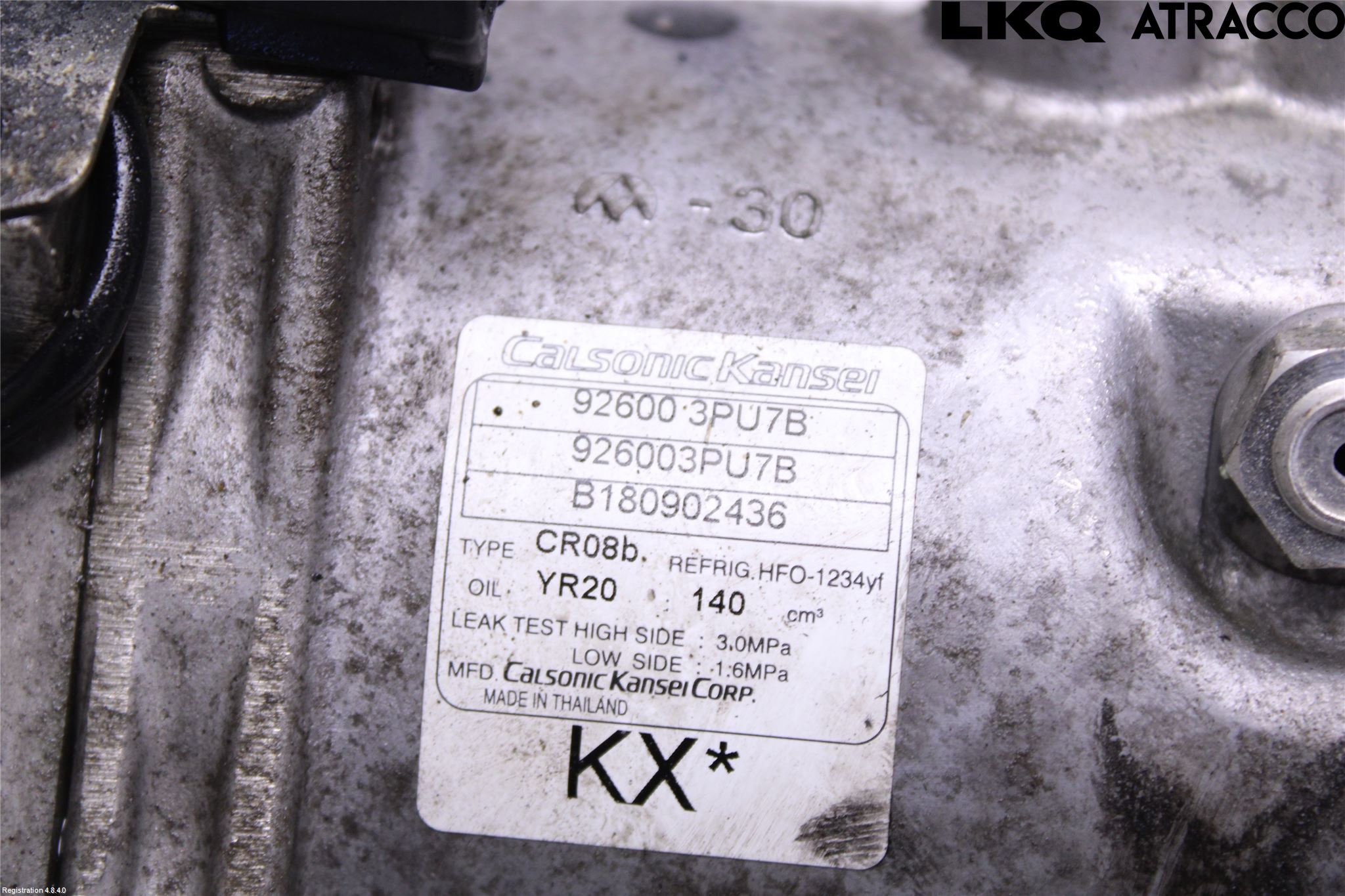 Nissan JUKE 14-19 Varme Ac Kompressor