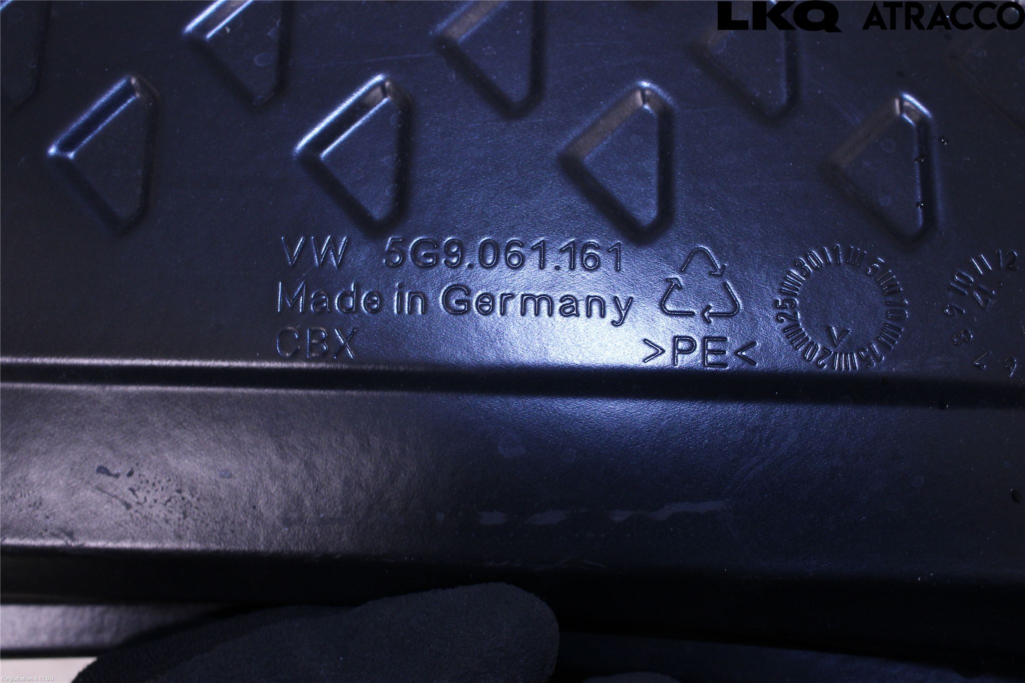 Volkswagen VW GOLF / E-GOLF VII 13-20 Innr Matte Bagasjerom