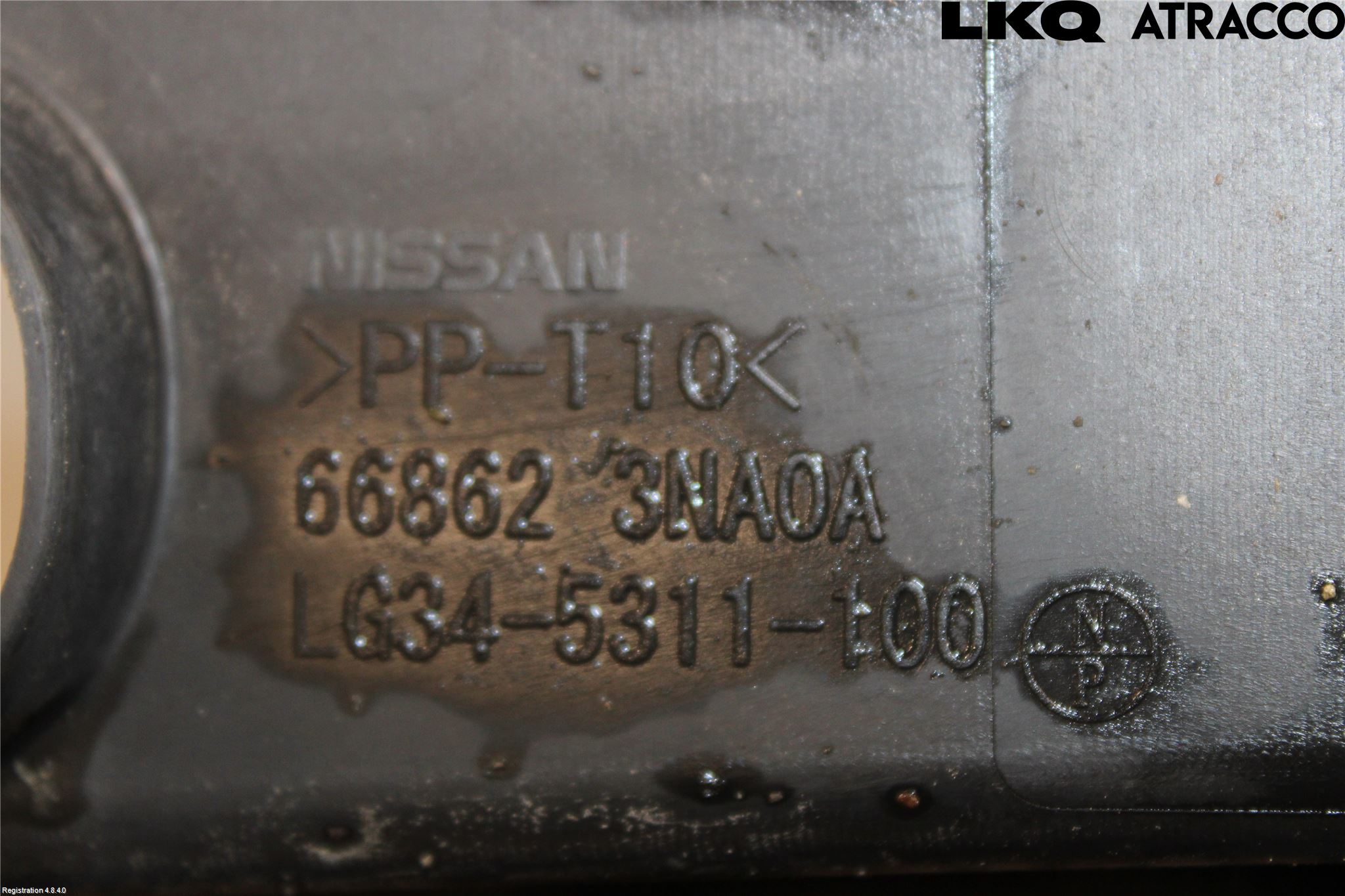 Nissan LEAF 11-17 Visker Deksel-Grill-Under Frr