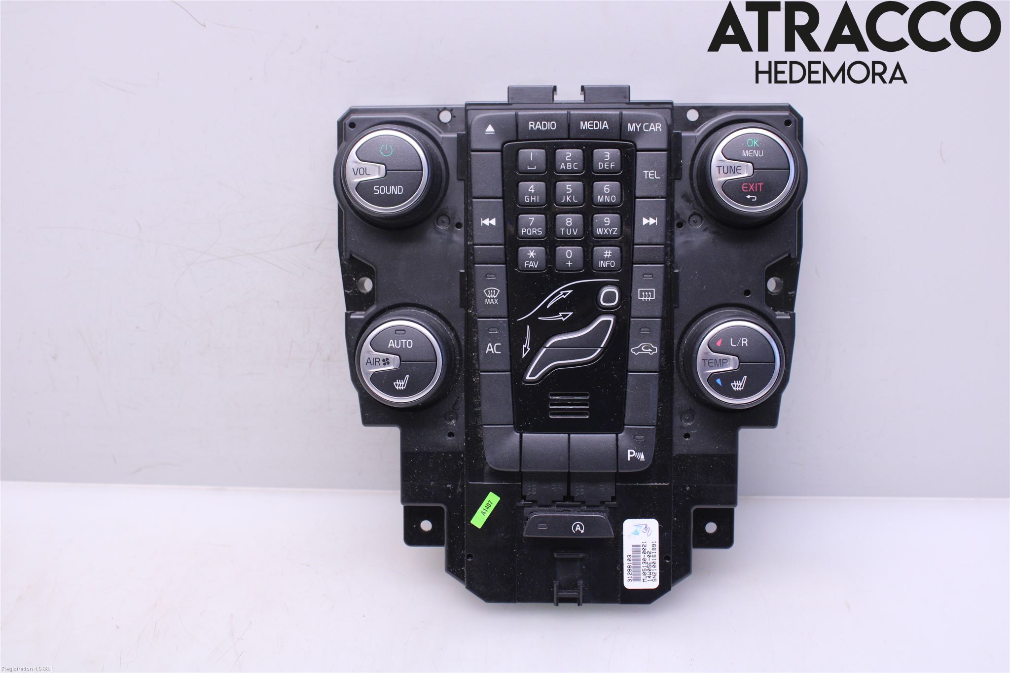Volvo V40 12-19 Varme Ac Betjening-Display