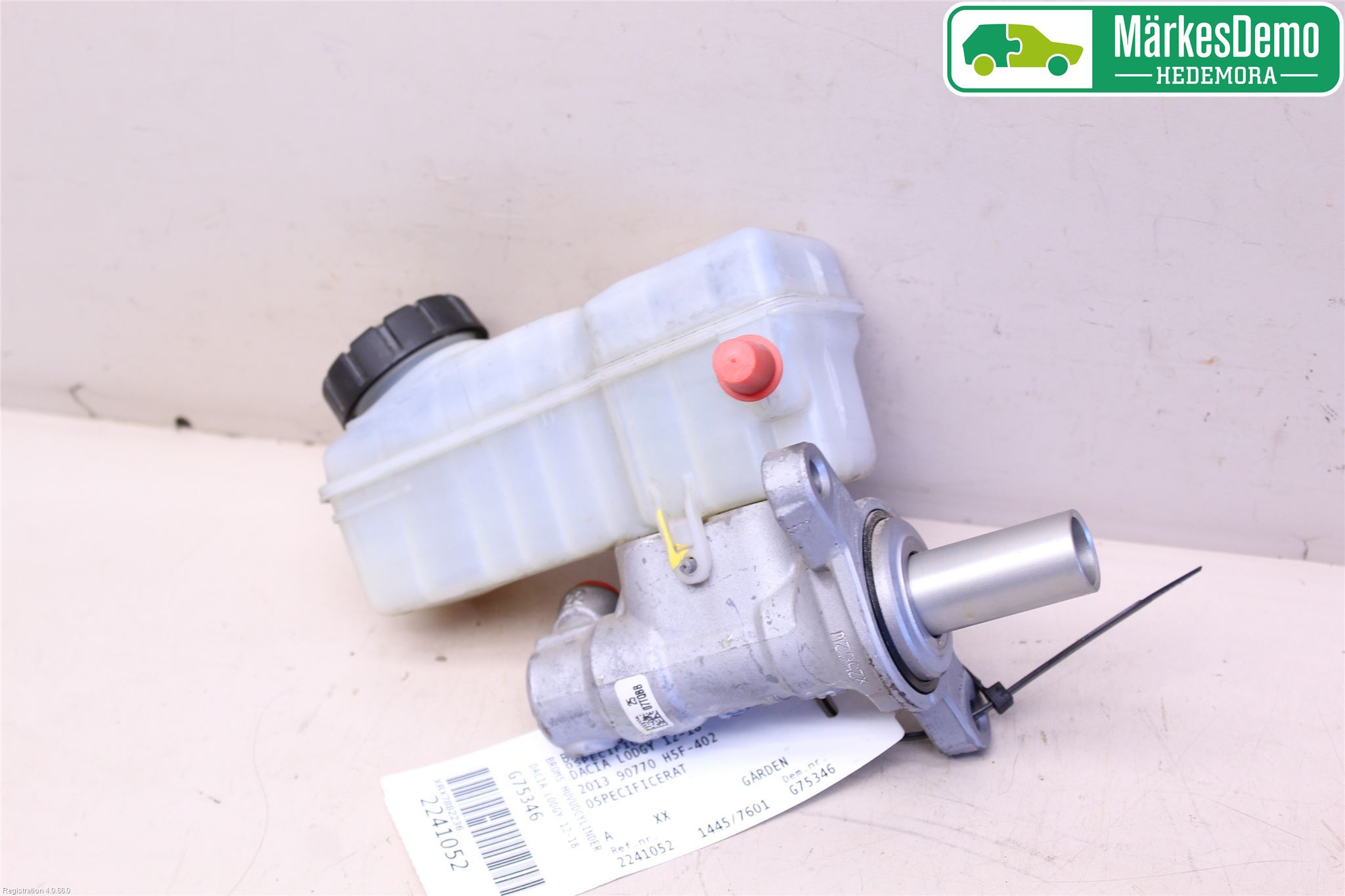 Dacia LODGY 12-18 Brems Hovedsylinder