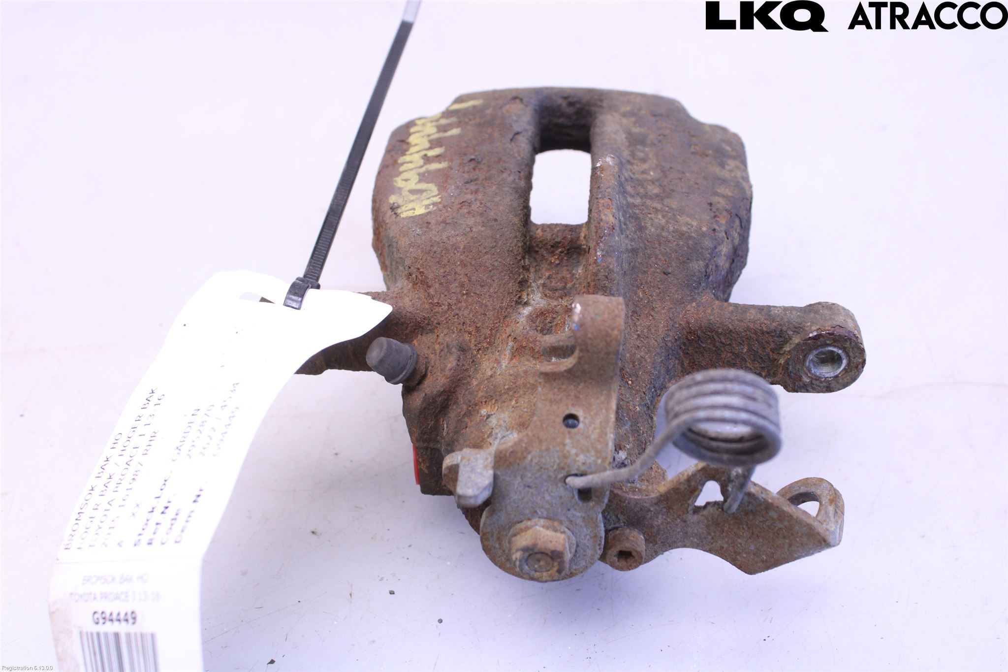 Toyota PROACE I 13-16 Bremsecaliper Bak Høyre