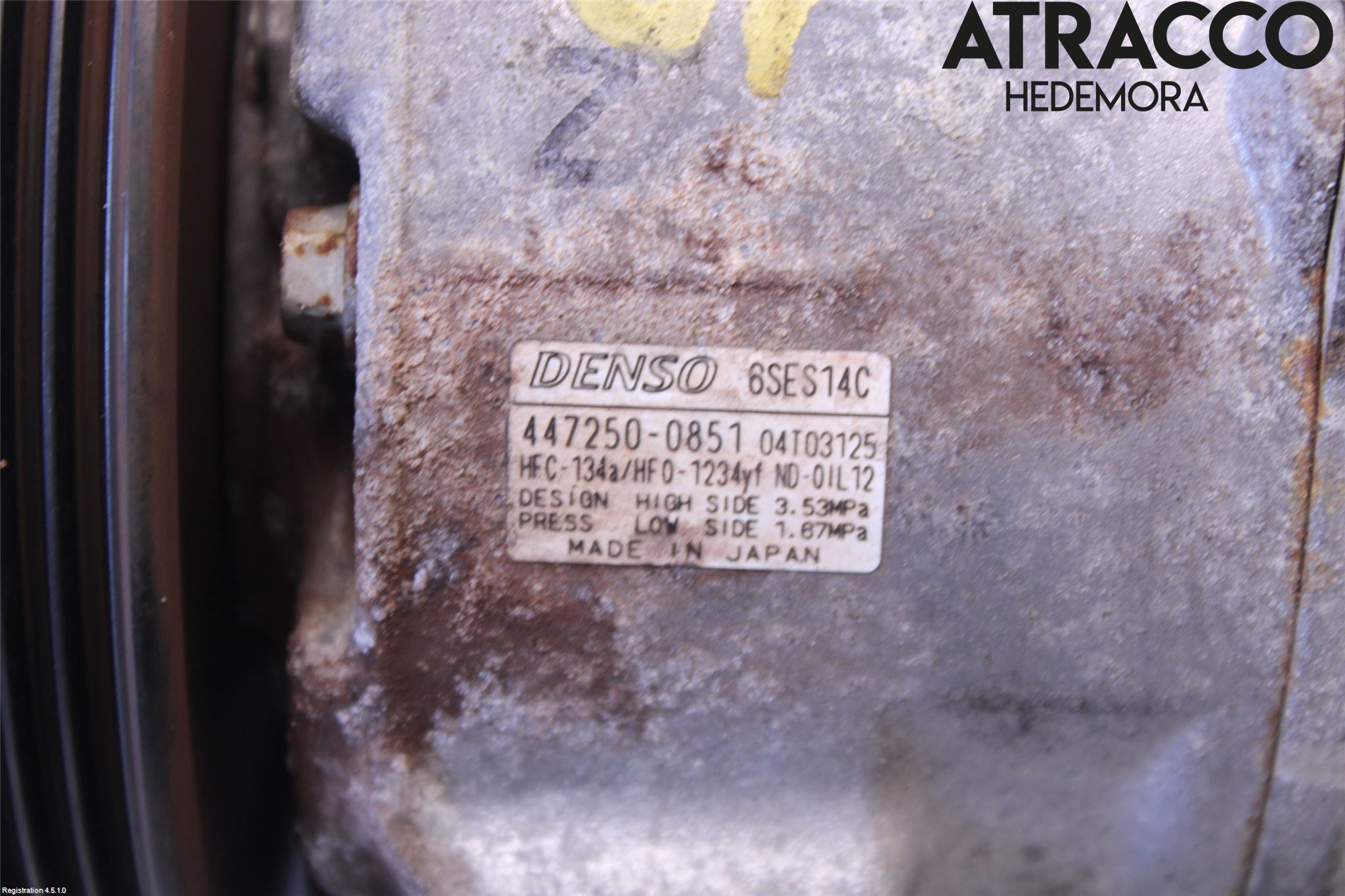 Toyota AVENSIS 09-15 Varme Ac Kompressor