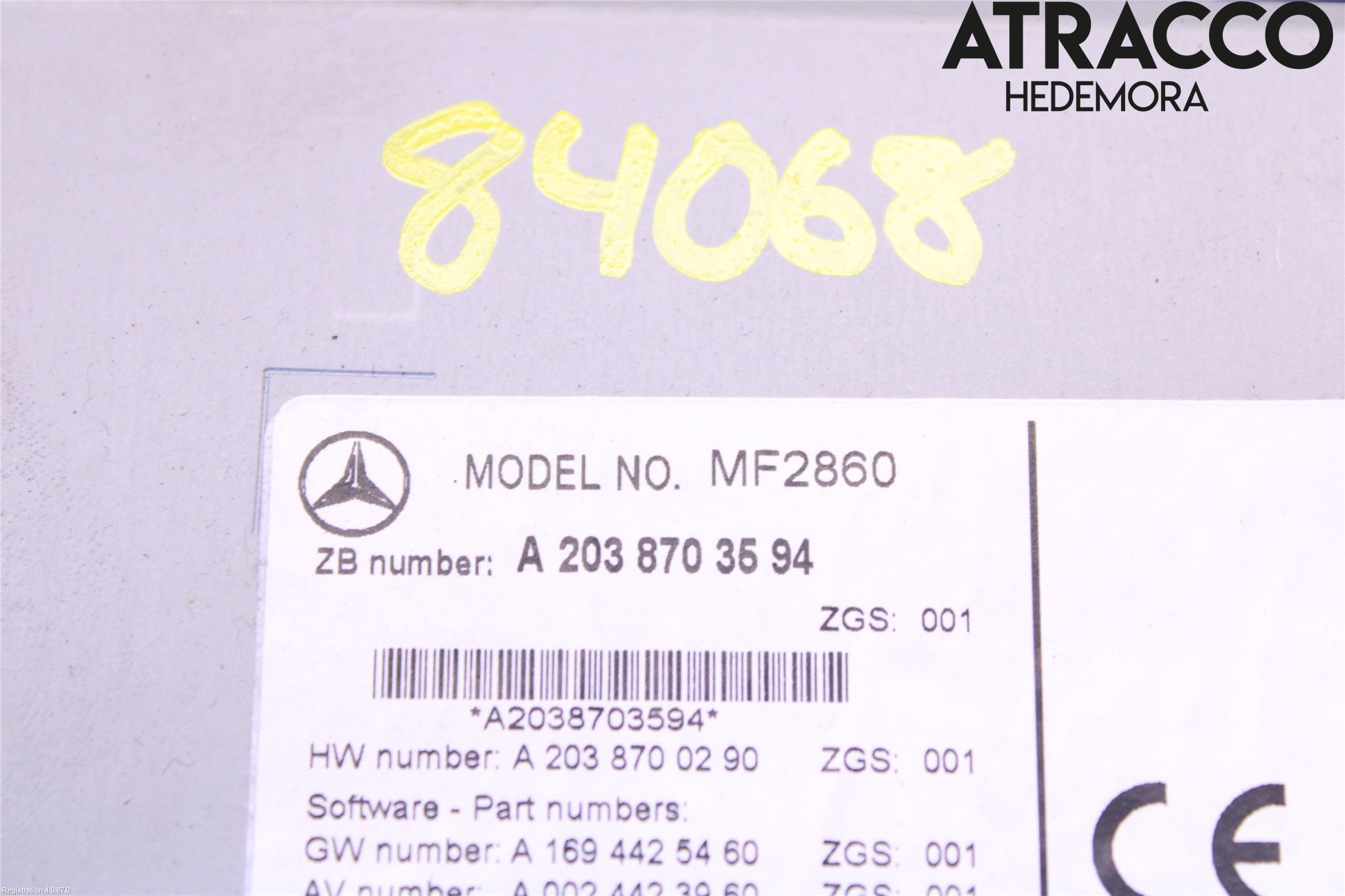 Mercedes-Benz MB CLC-KLASS (CL203) 08-11 Stereo Radio Med Cd