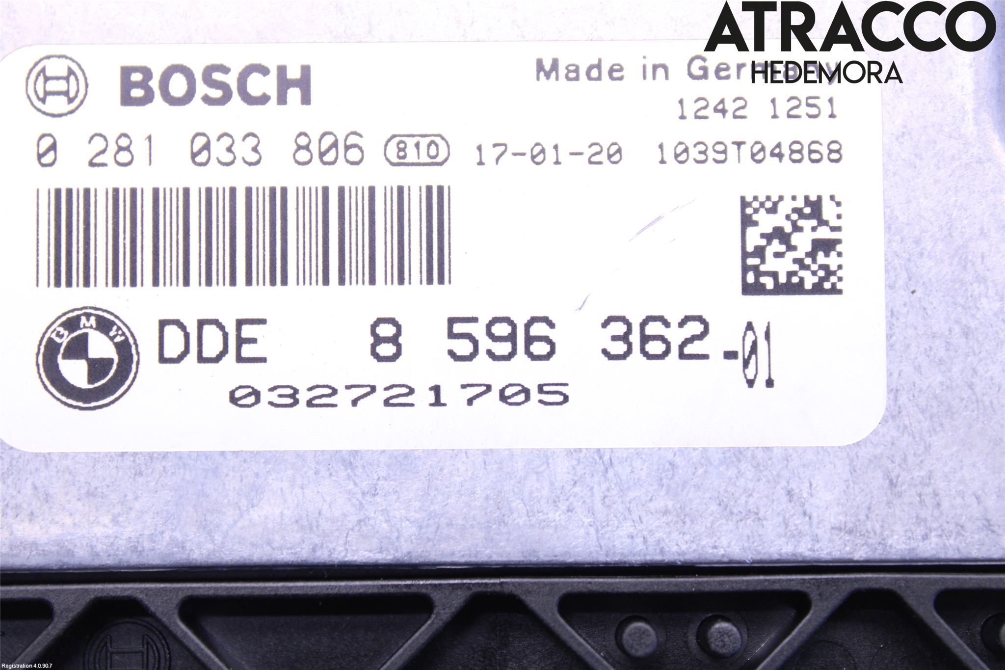 BMW 3 F30/F31/F80 12-19 Styreenhet Dieselpumpe