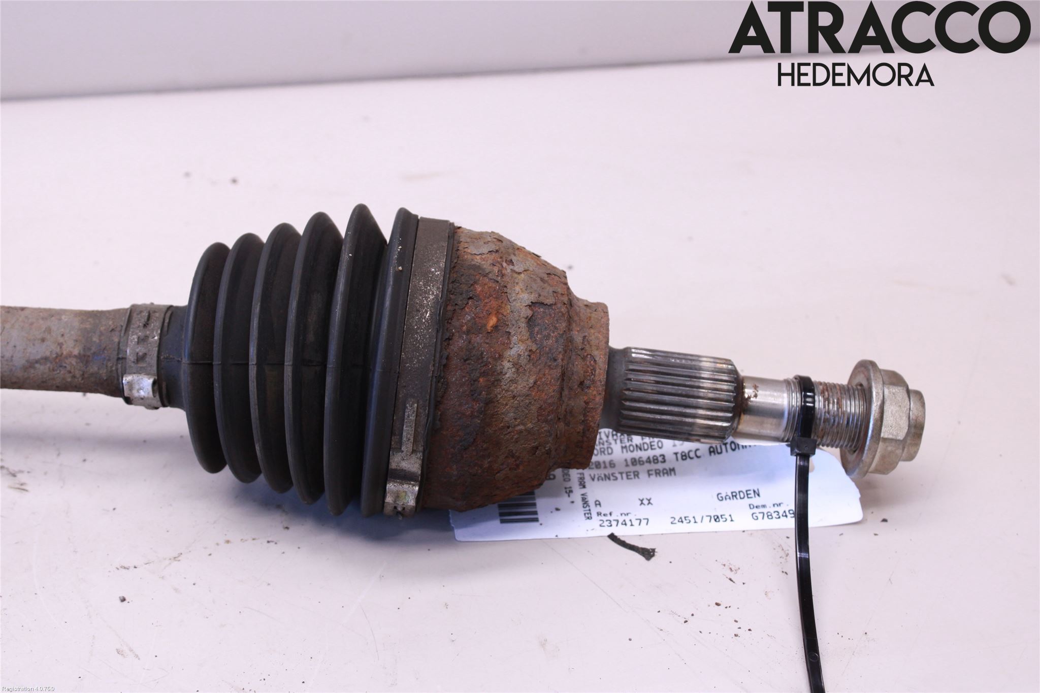Ford MONDEO 15-22 Drivaksel Foran Kompl Venstre