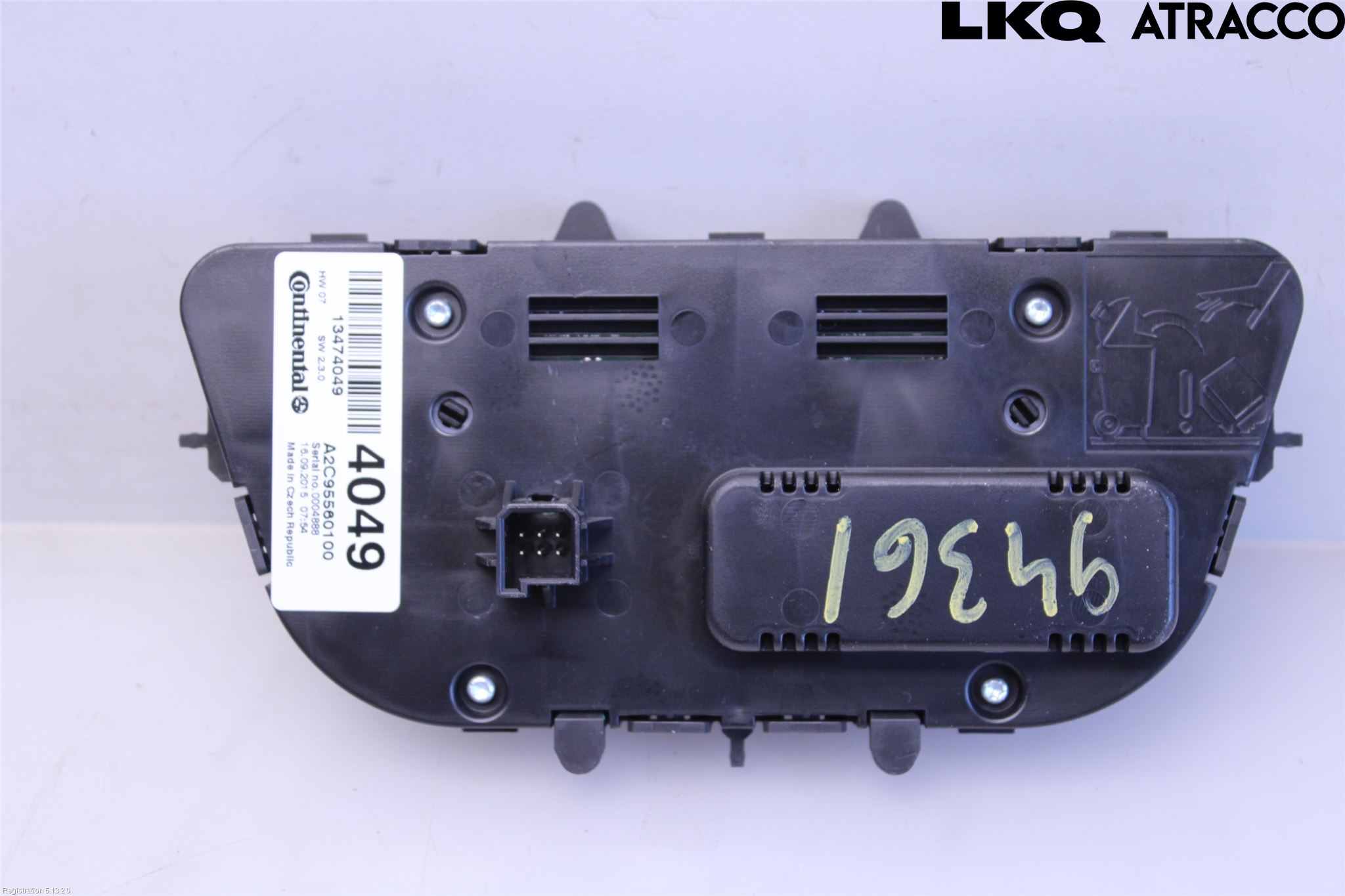 Opel MOKKA 13-20 Varme Ac Betjening-Display