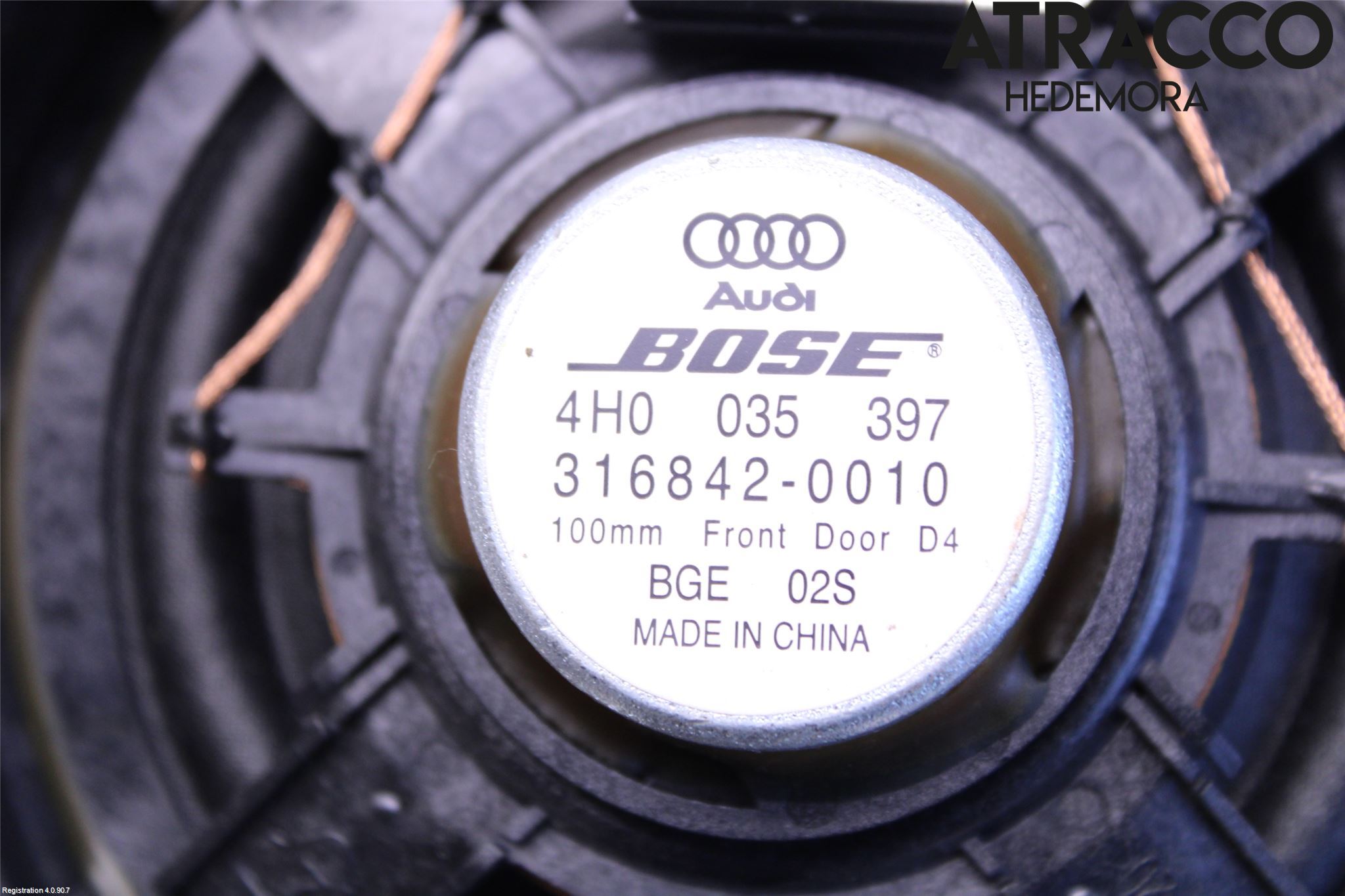 Audi A8/S8 4H 10-17 Innr Høyttaler