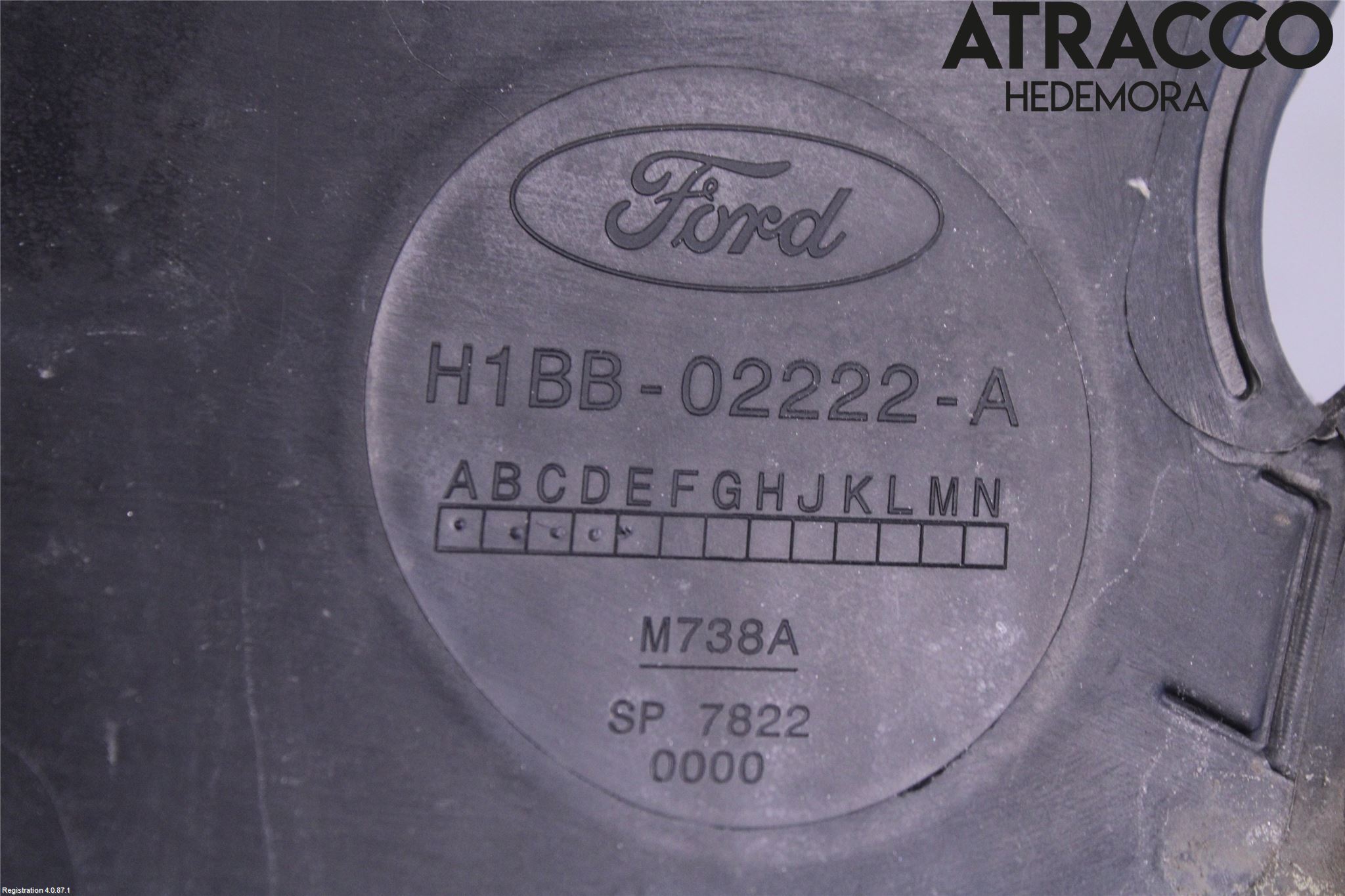 Ford FIESTA (VII) 18-23 Visker Deksel-Grill-Under Frr