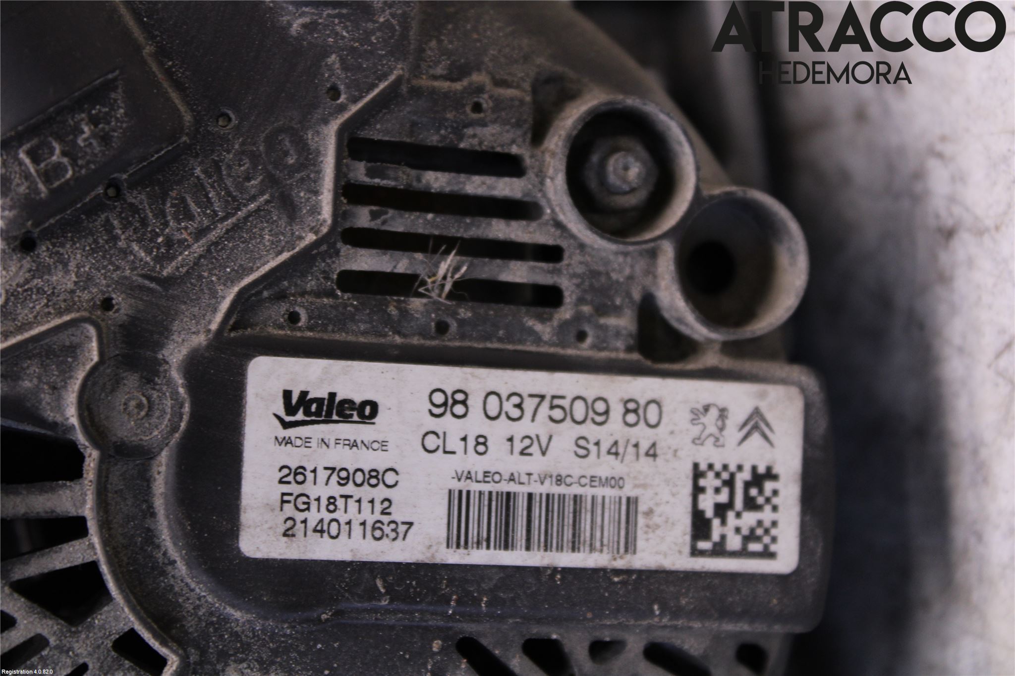 Peugeot 3008 09-16 Dynamo