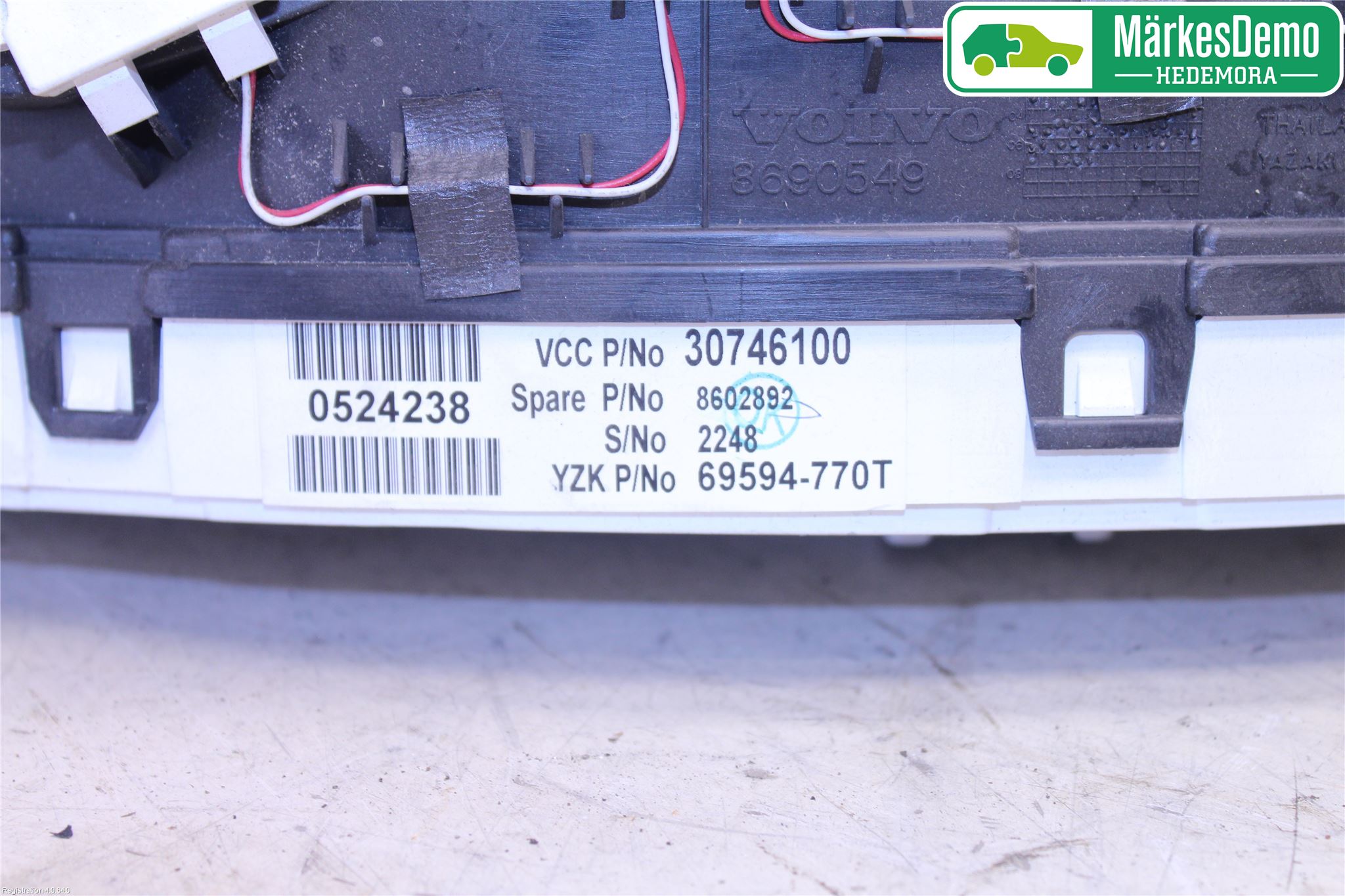 Volvo V70 05-08 Instr Kombinert