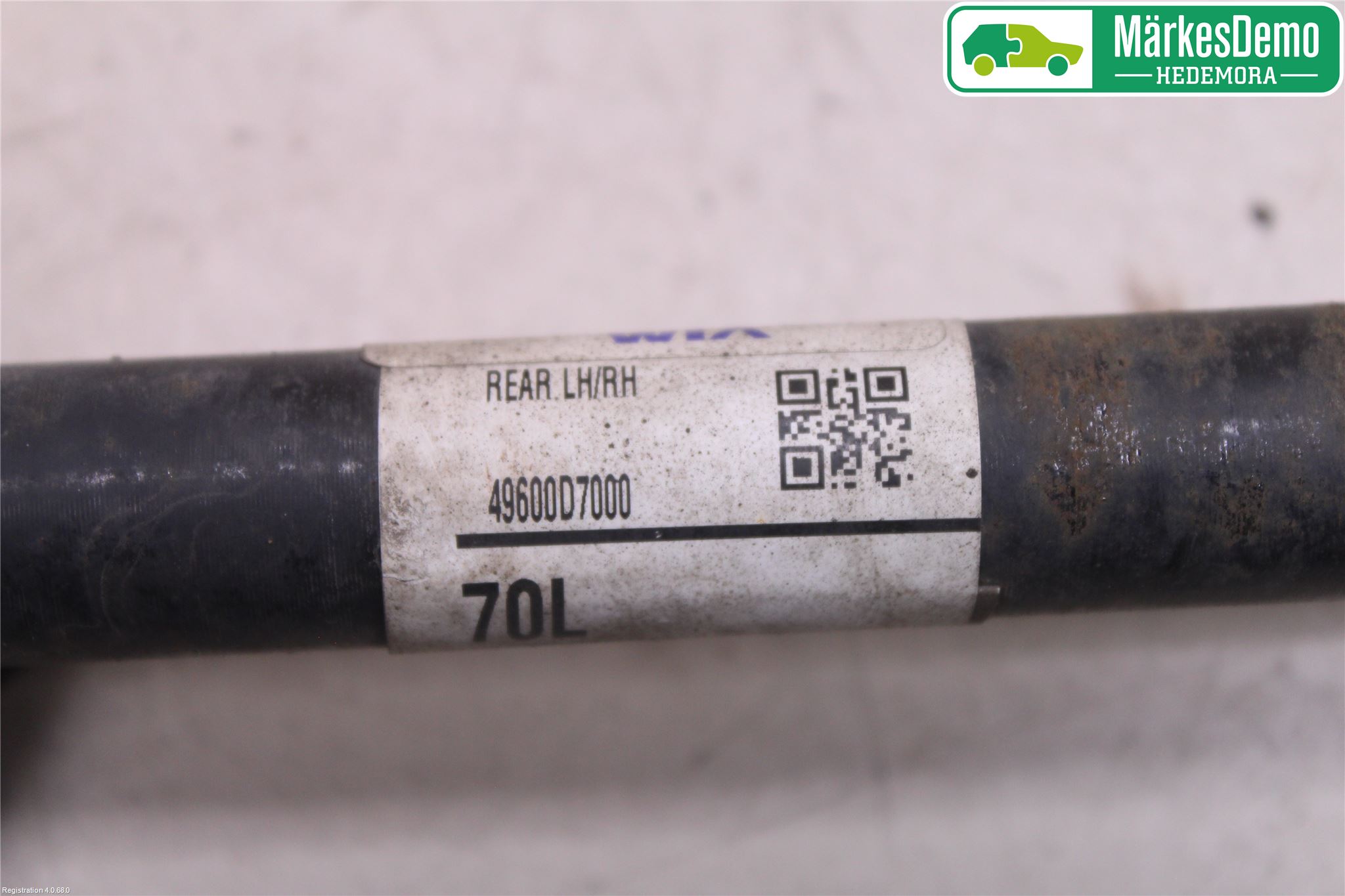 Kia SPORTAGE (QL) 16-21 Drivaksel Bak Kompl Venstre