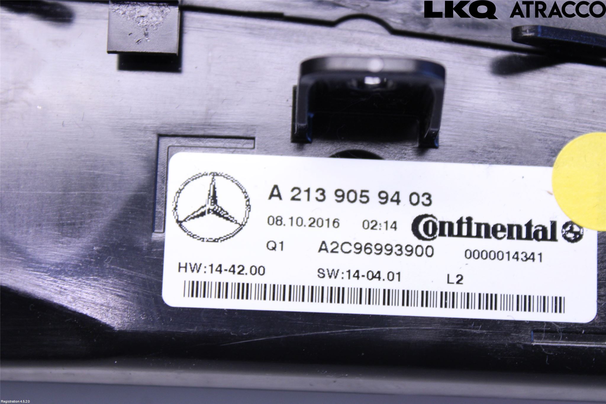 Mercedes-Benz MB E-KLASS (W213) 16-23 Varme Ac Betjening-Display