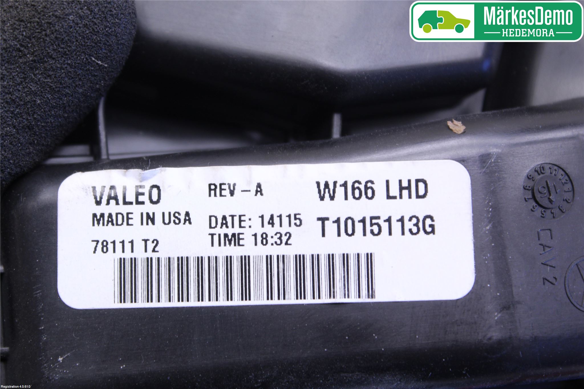 Mercedes-Benz MB ML/GLE-KLASS (W166) 12-18 Varme Ac Varmeapparatvifte