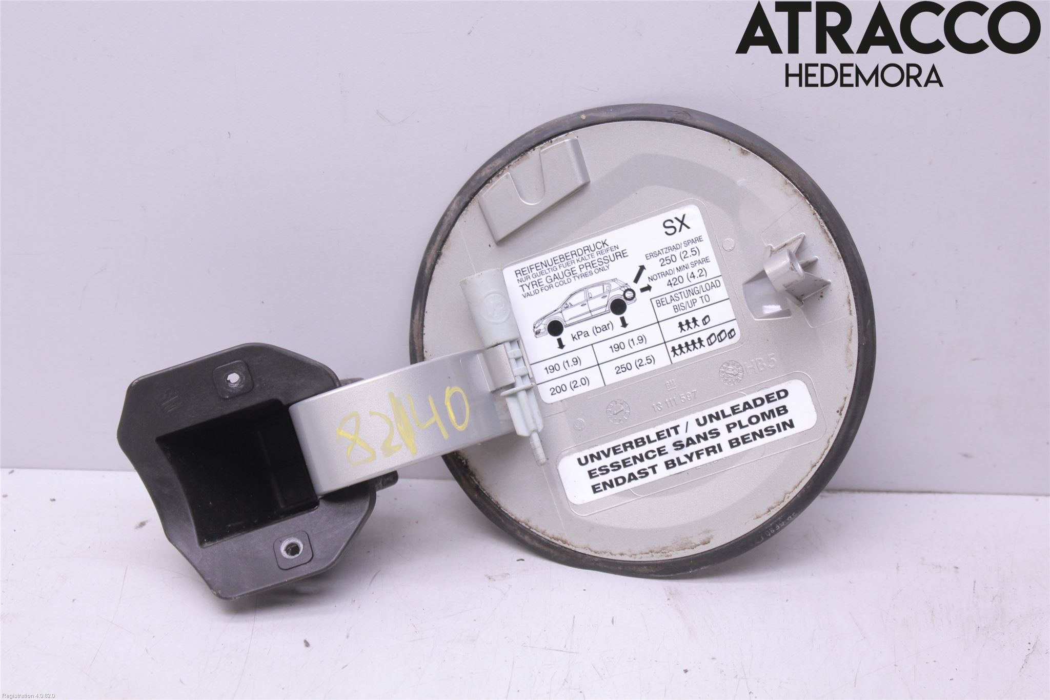 Opel ASTRA H 04-12 Drivstoff Tankluke