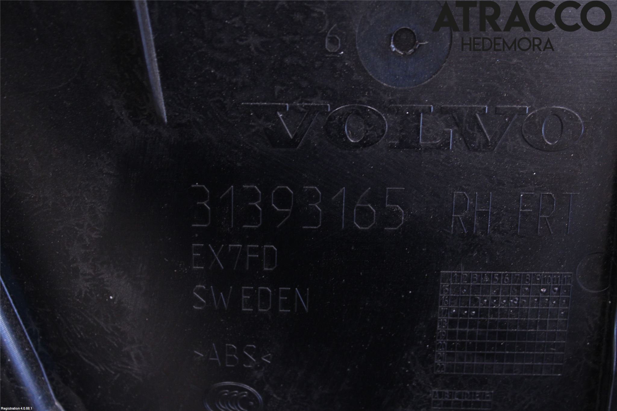 Volvo S90 17->> Innr Dørtrekk Høyre