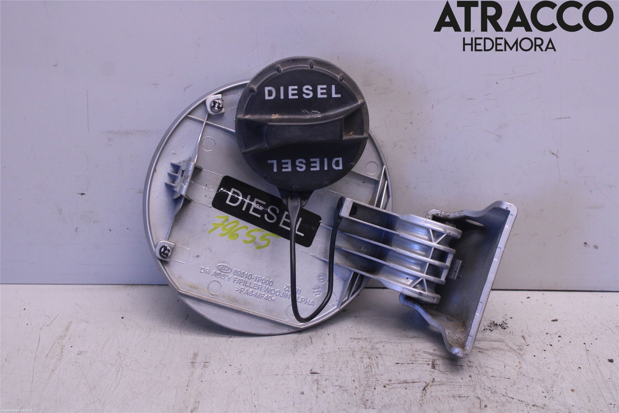 Kia VENGA 10-19 Drivstoff Tankluke