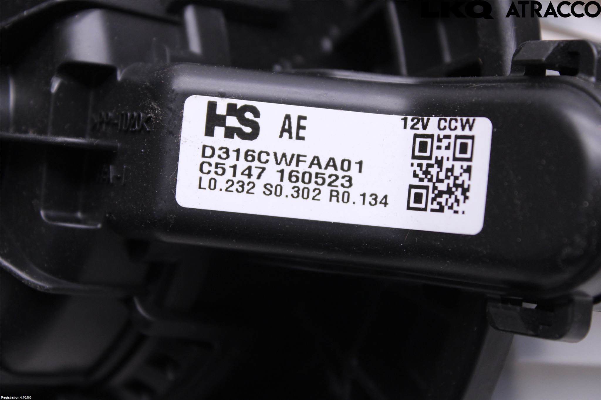 Kia NIRO (DE) 17-22 Varme Ac Varmeapparatvifte