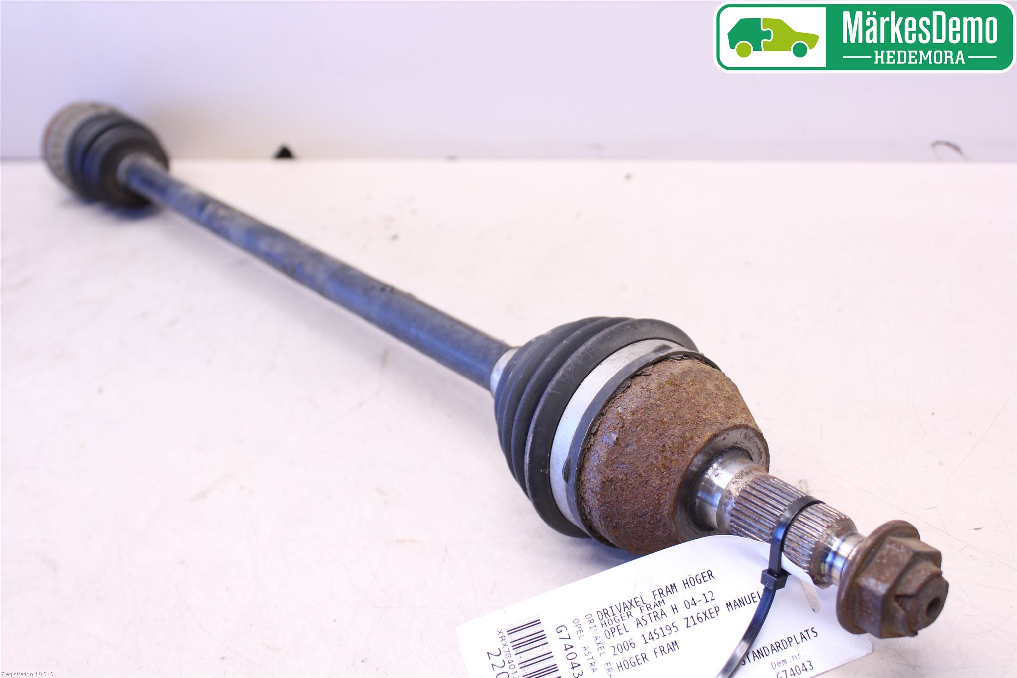 Opel ASTRA H 04-12 Drivaksel Foran Kompl Høyre