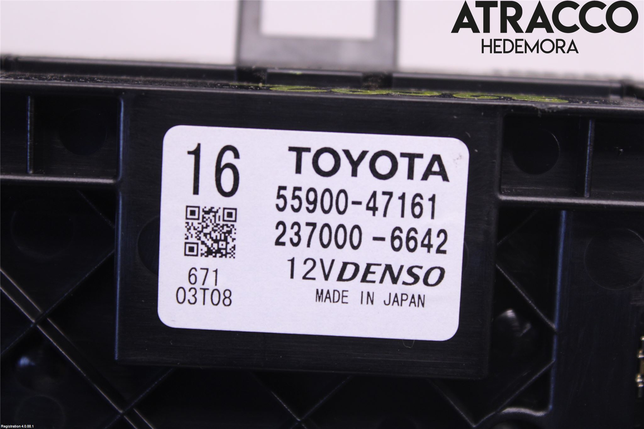 Toyota PRIUS+ ZVW40 12-20 Varme Ac Betjening-Display