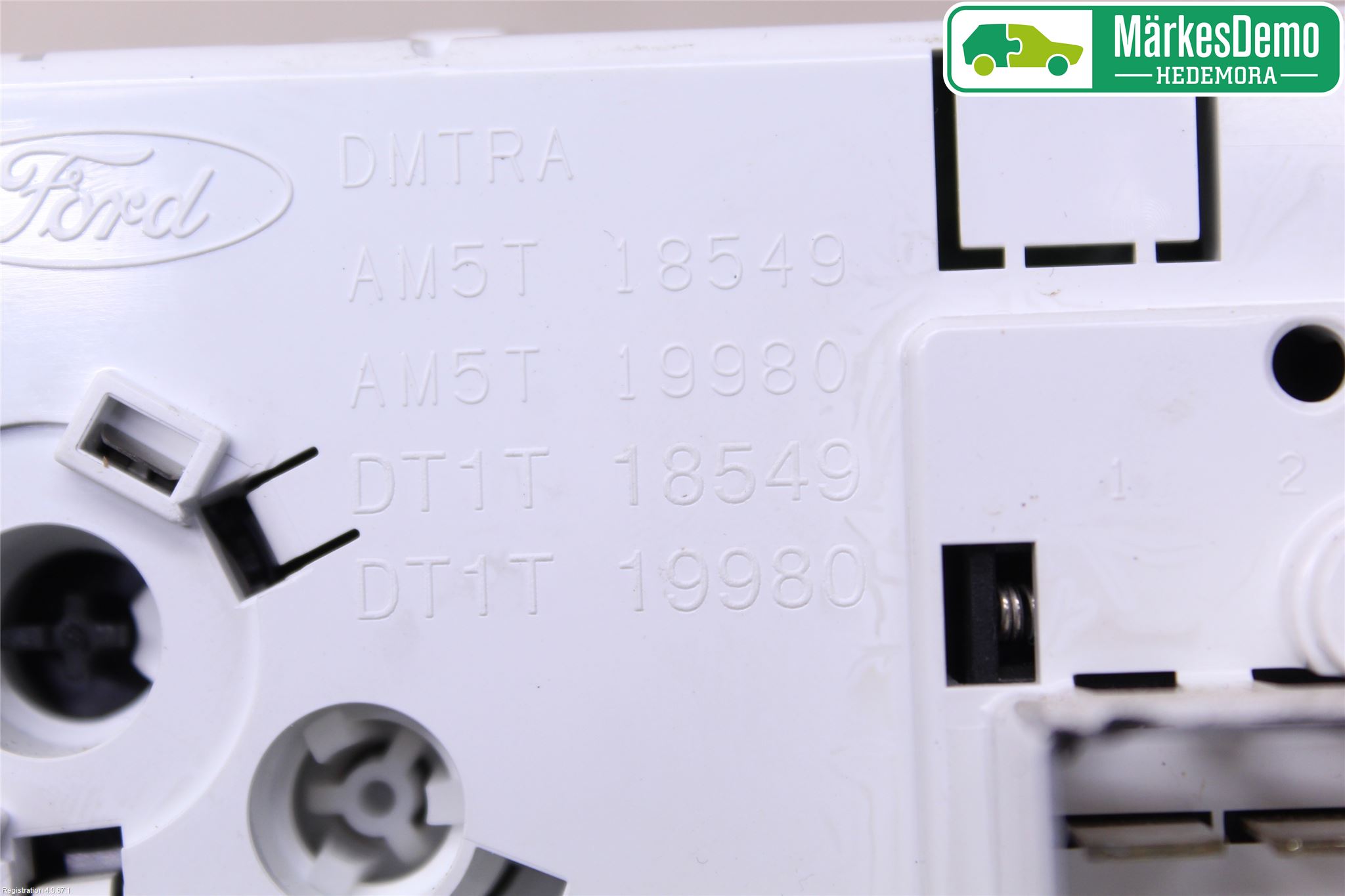 Ford TRANSIT/TOURNEO CONNECT 13-22 Varme Ac Betjening-Display