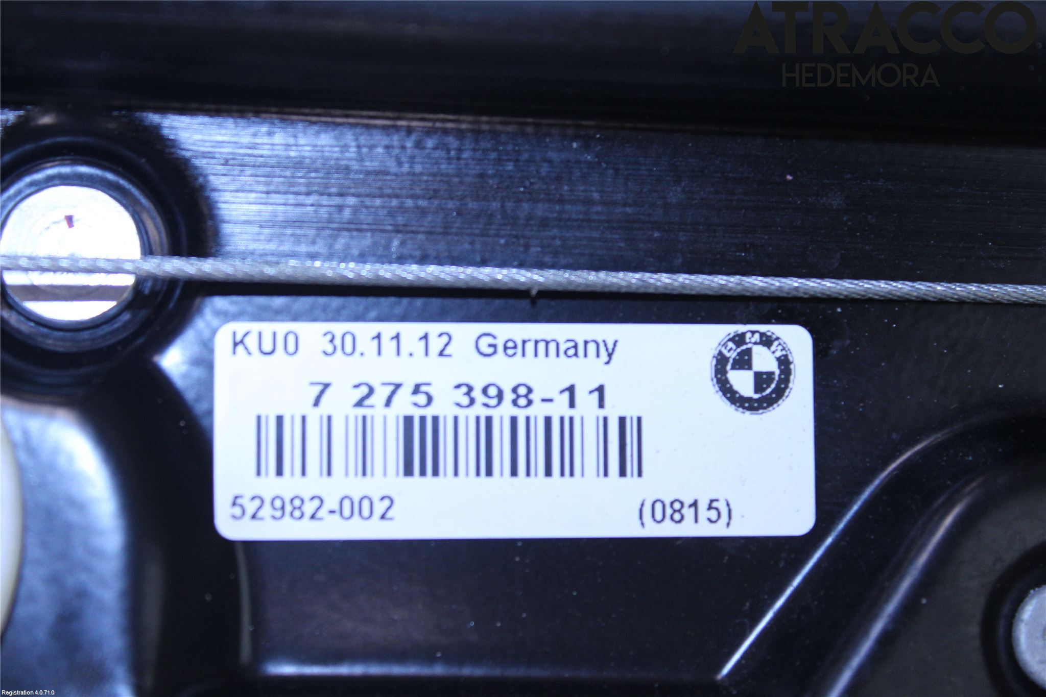 BMW 6 F12/F13 10-18 Vindusheis El Komp