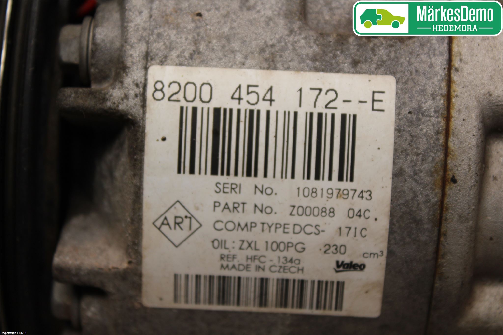 Renault TRAFIC   02-14 Varme Ac Kompressor