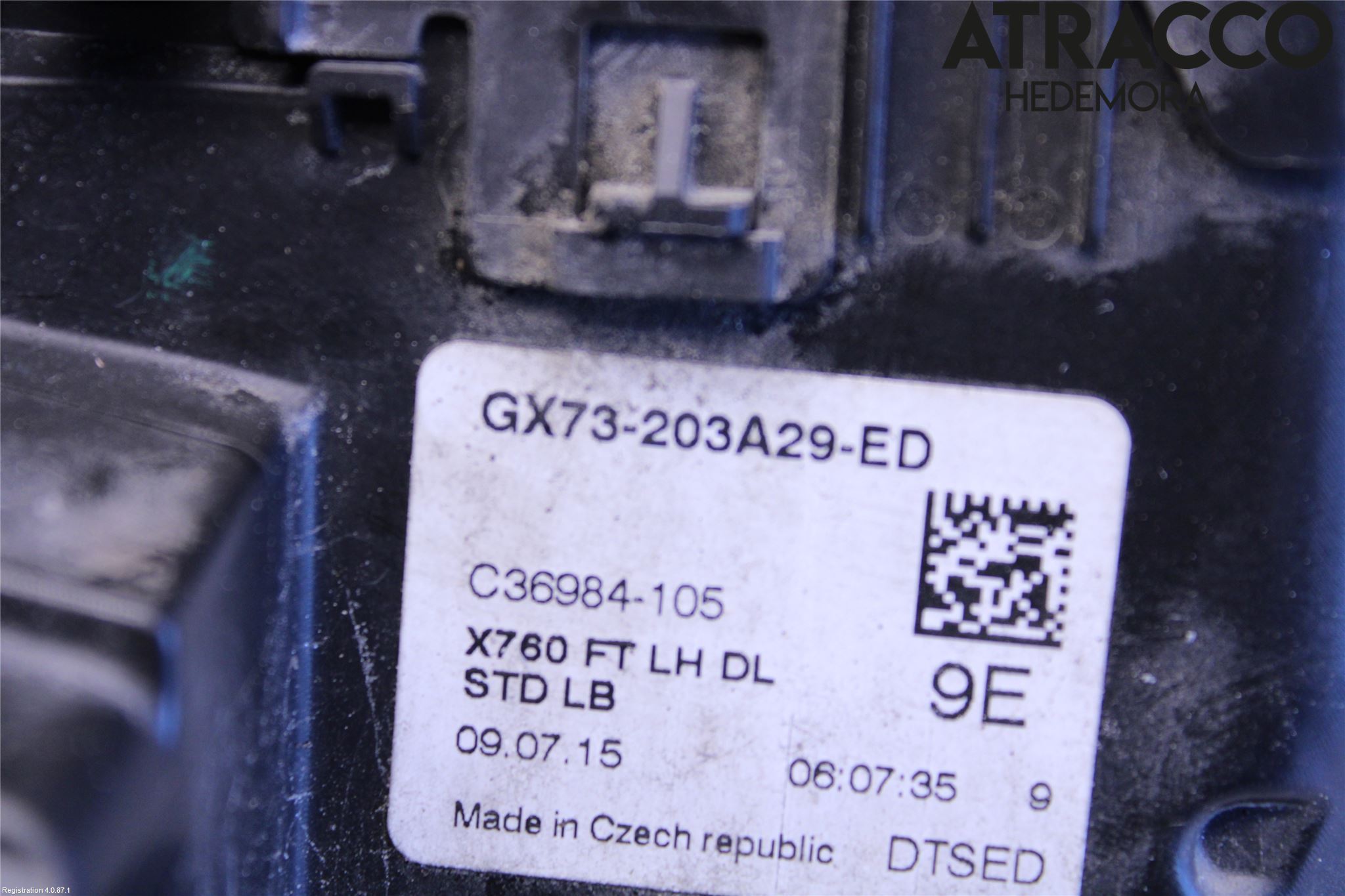 Jaguar XE (X760) 15-24 Dørlås - Låsekasse