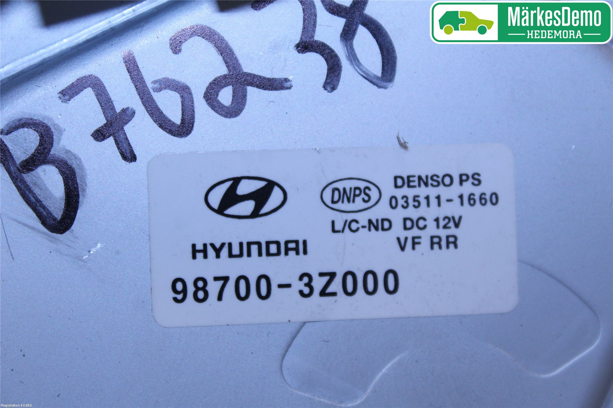 Hyundai i40 08-15 Viskermotor Bakluke
