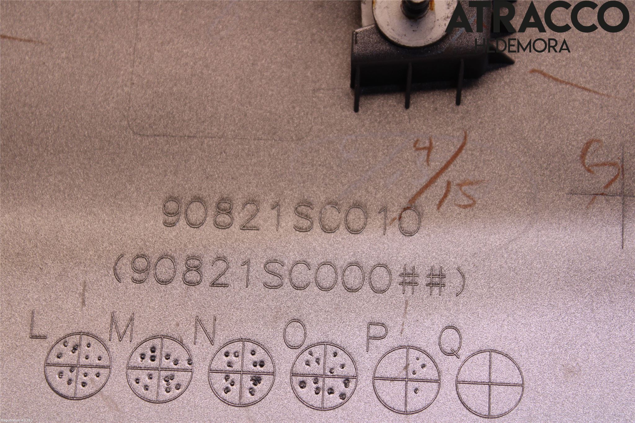 Subaru OUTBACK 10-15 Panser Luftinntak Oppå