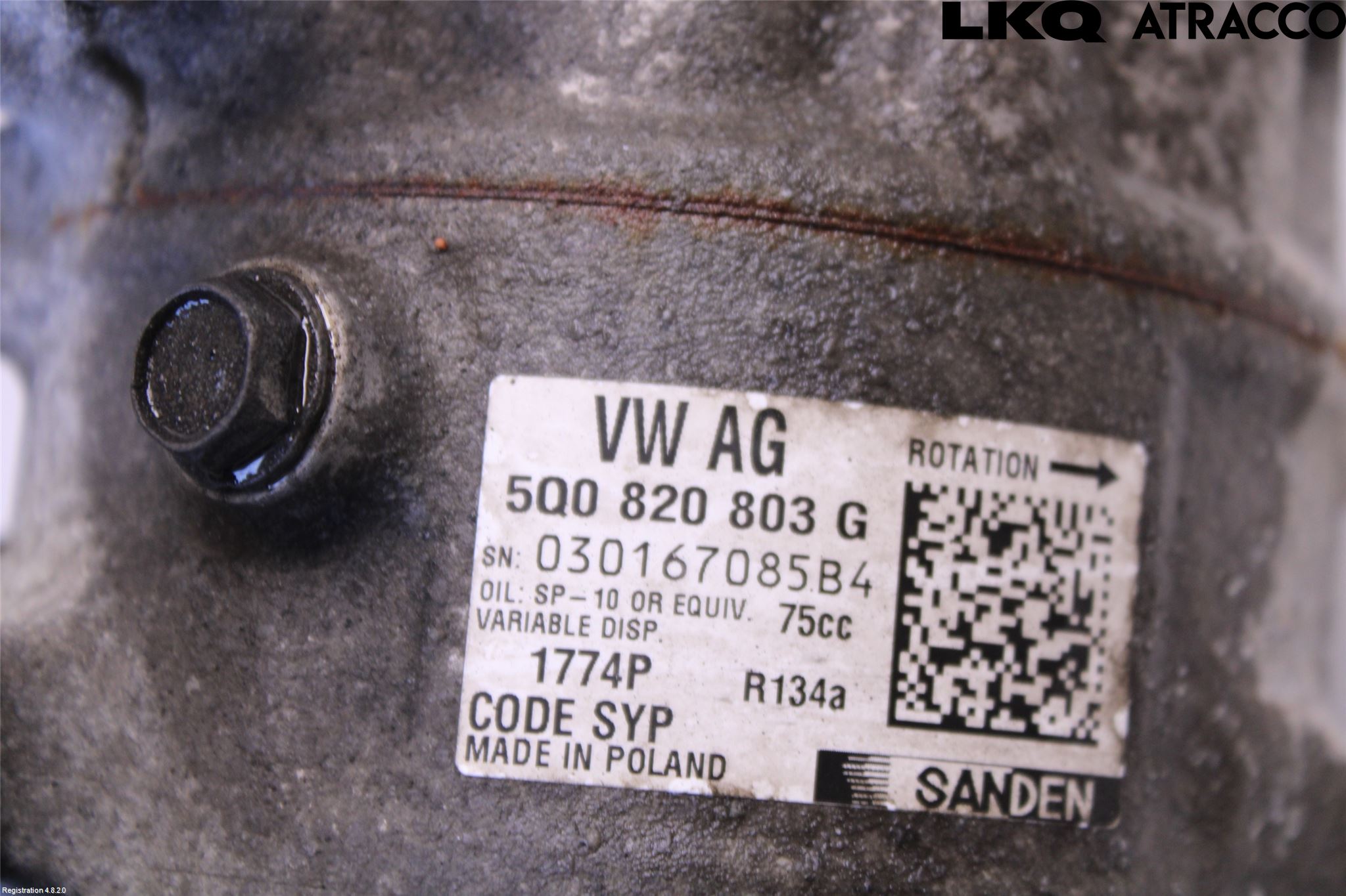 Skoda FABIA 15-21 Varme Ac Kompressor
