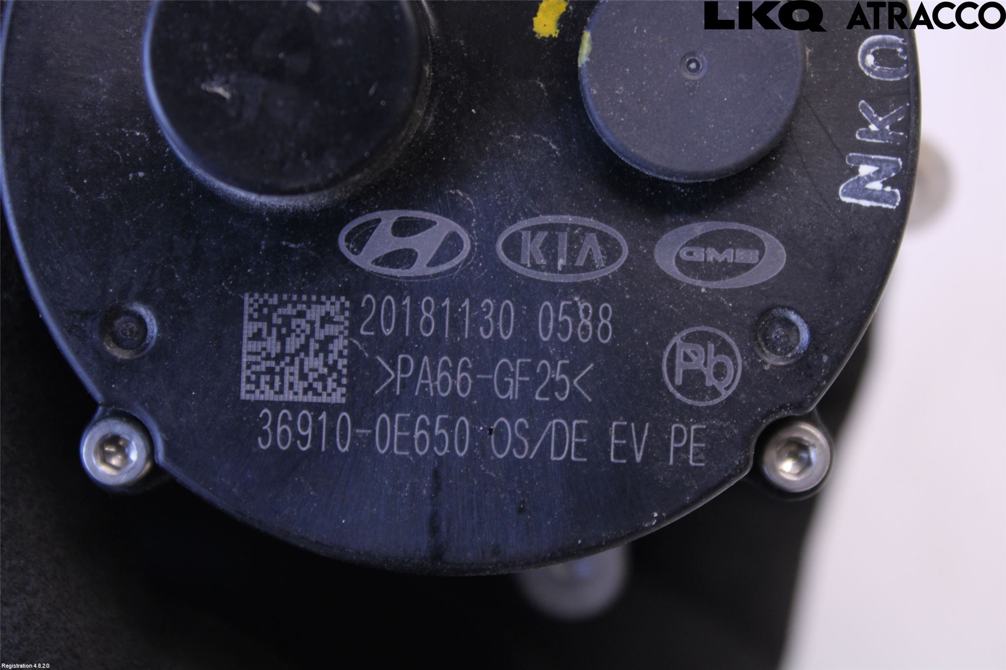 Kia NIRO (DE) 17-22 Varme Sirkulasjonspumpe