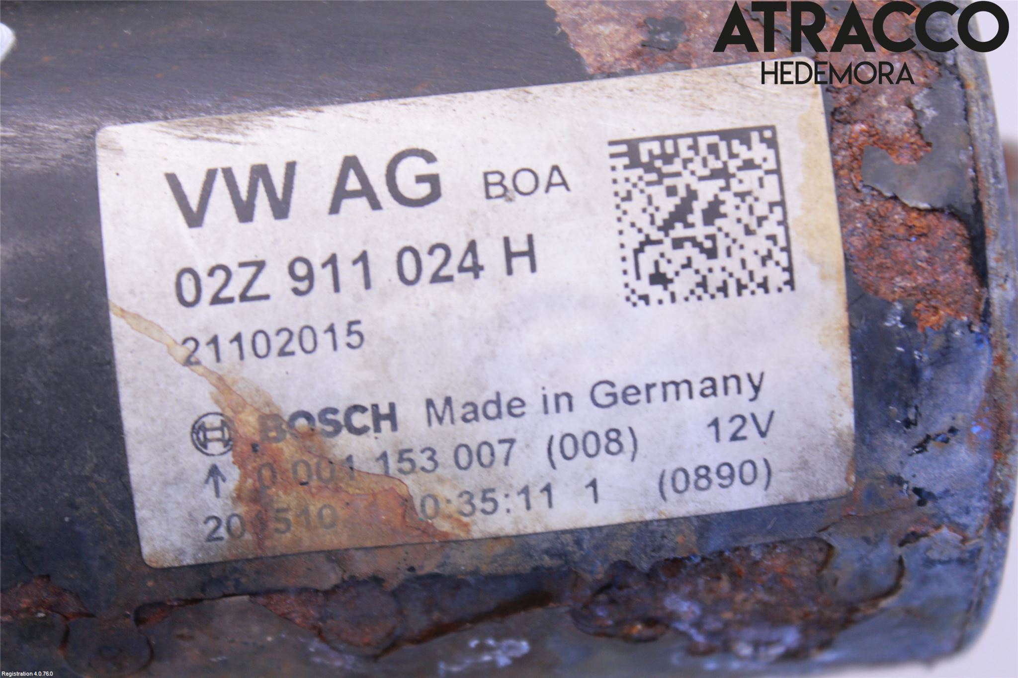 Volkswagen VW TRANSP/CARAVELLE (T6) 16-22 Startmotor Diesel