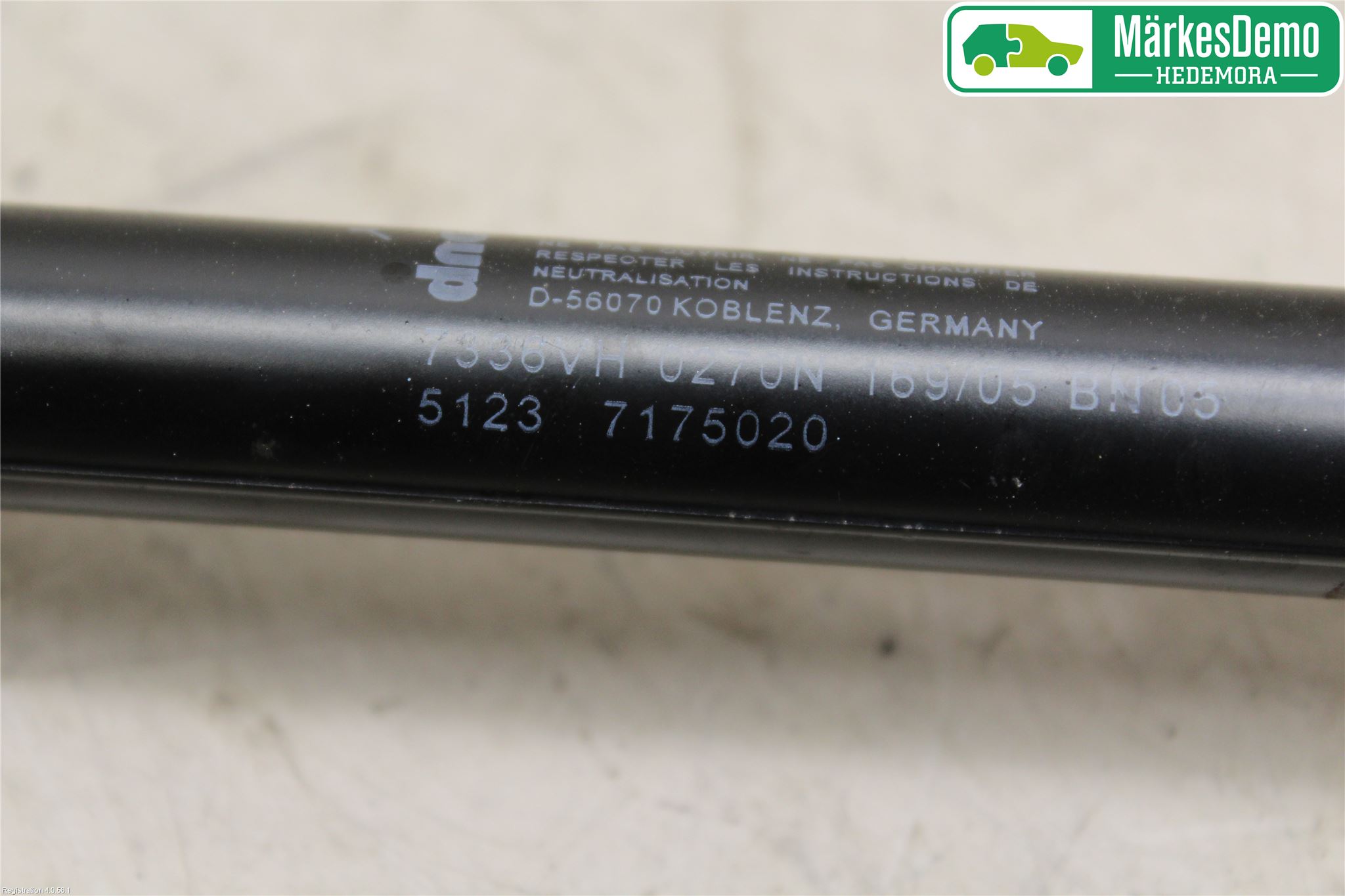 Mini COUPE R50/53 01-06 Panser Demper-Gassfjær