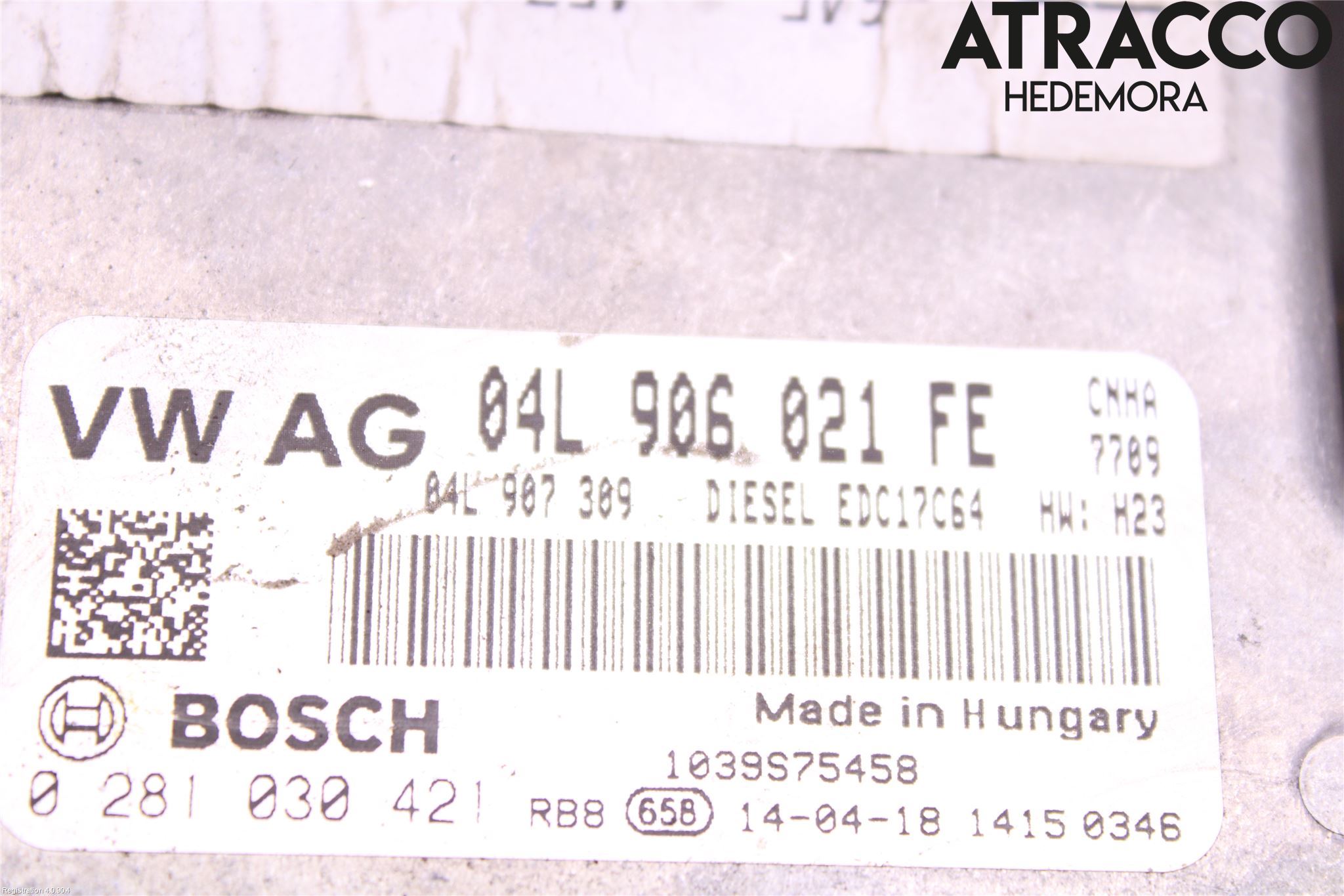Audi A6/S6 4G 11-18 Styreenhet Dieselpumpe