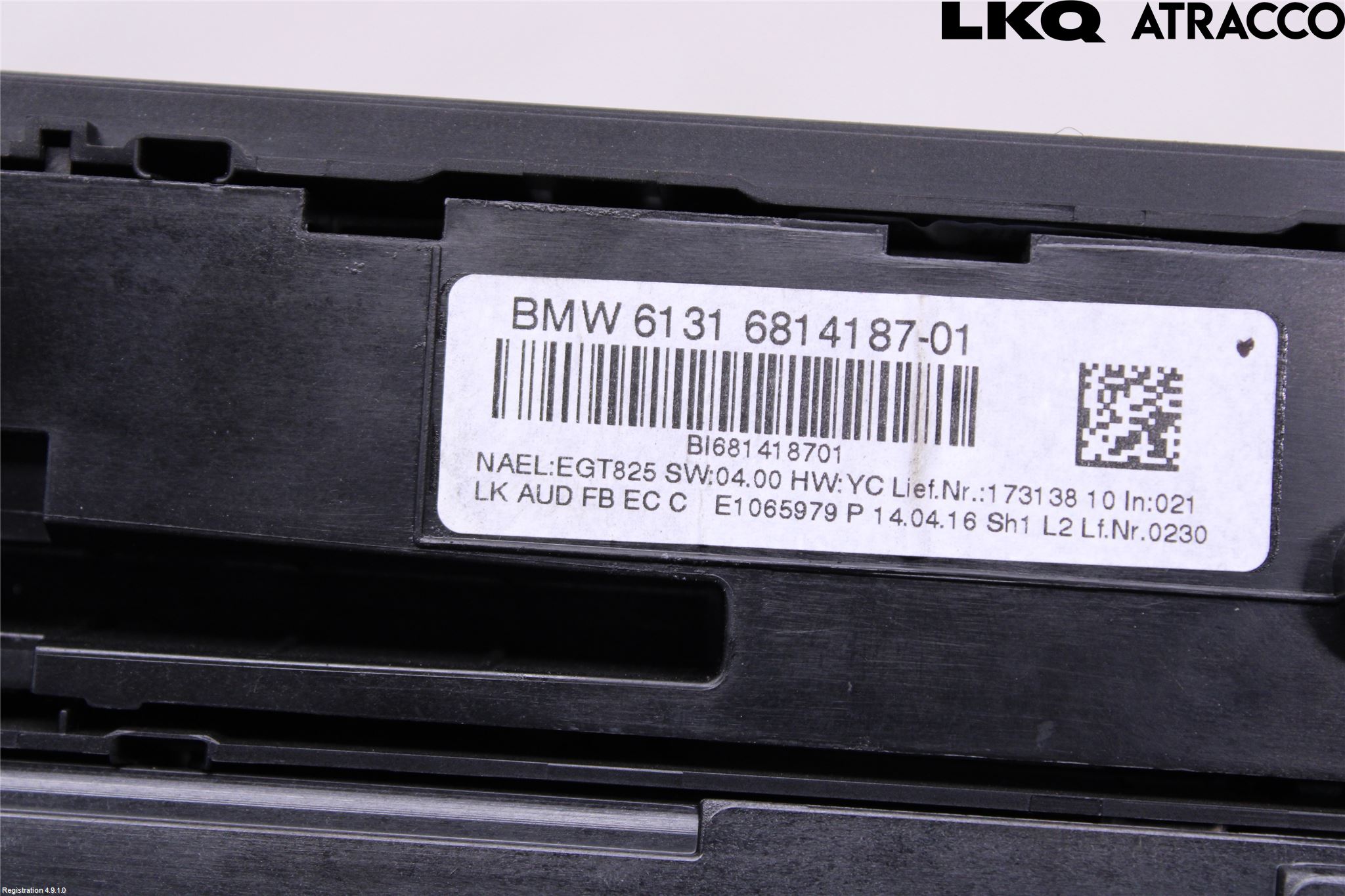 BMW 4 F32/F33/F82/F83 13-20 Varme Ac Betjening-Display