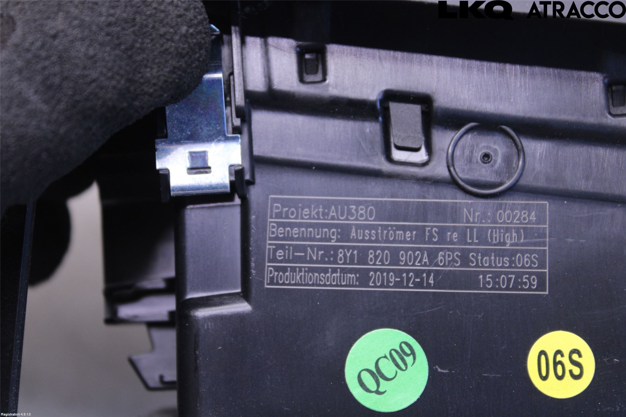 Audi A3/S3 8Y 21- Dashbord Kanal - Dyse