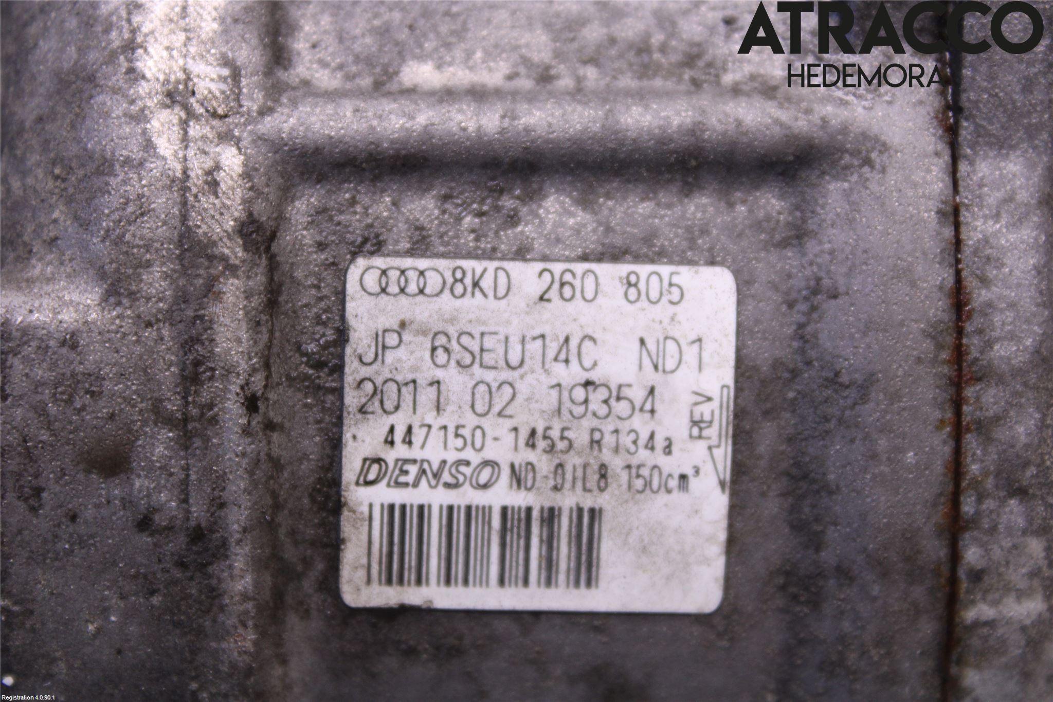 Audi A4/S4 08-11 Varme Ac Kompressor
