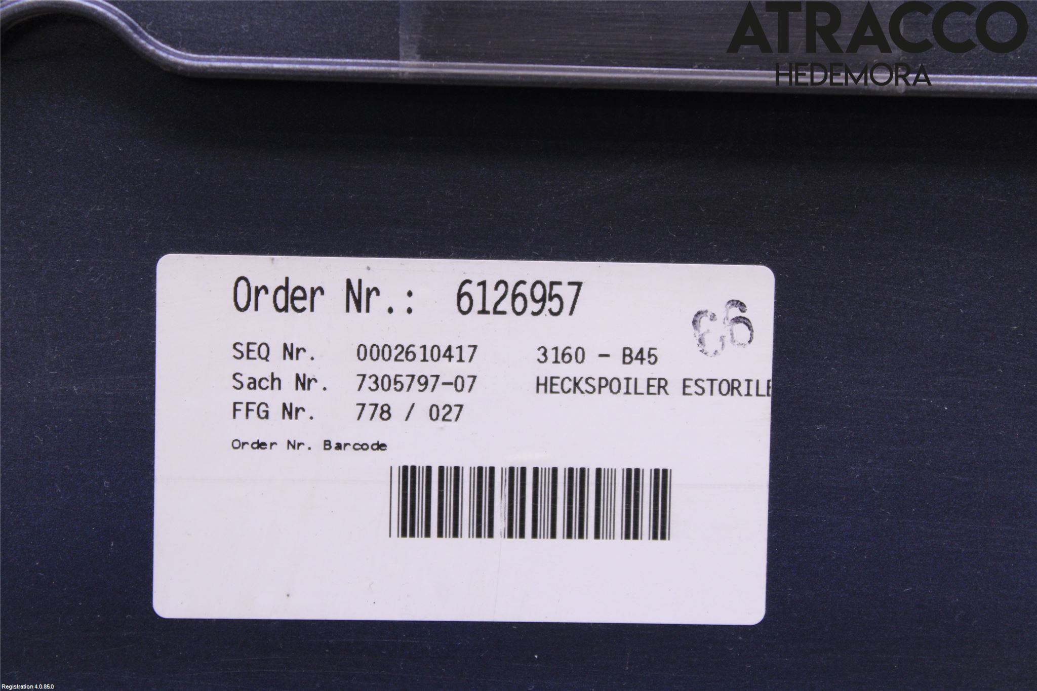 BMW 3 F30/F31/F80 12-19 Spoiler Bakluke