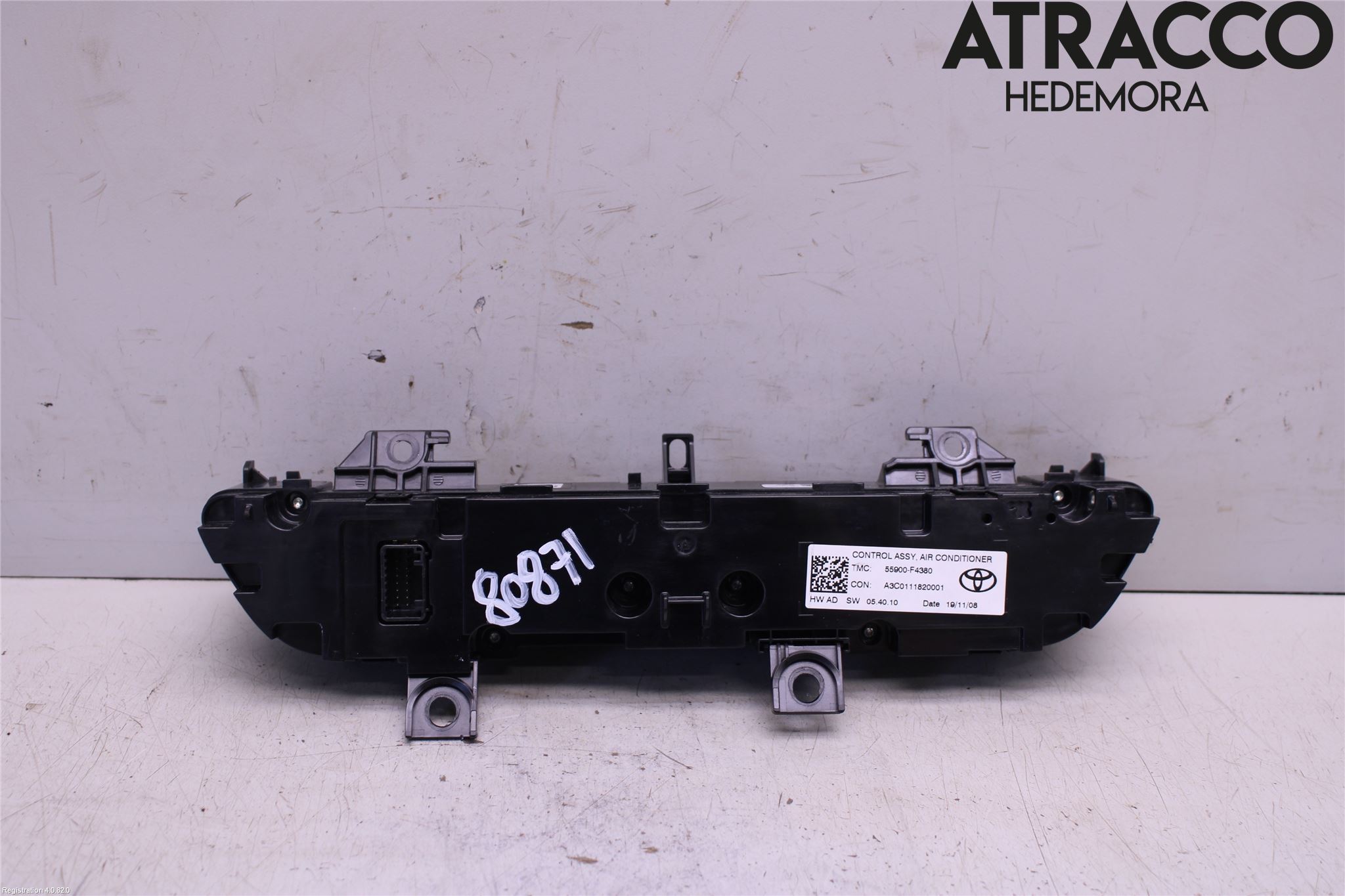 Toyota C-HR 16-23 Varme Ac Betjening-Display