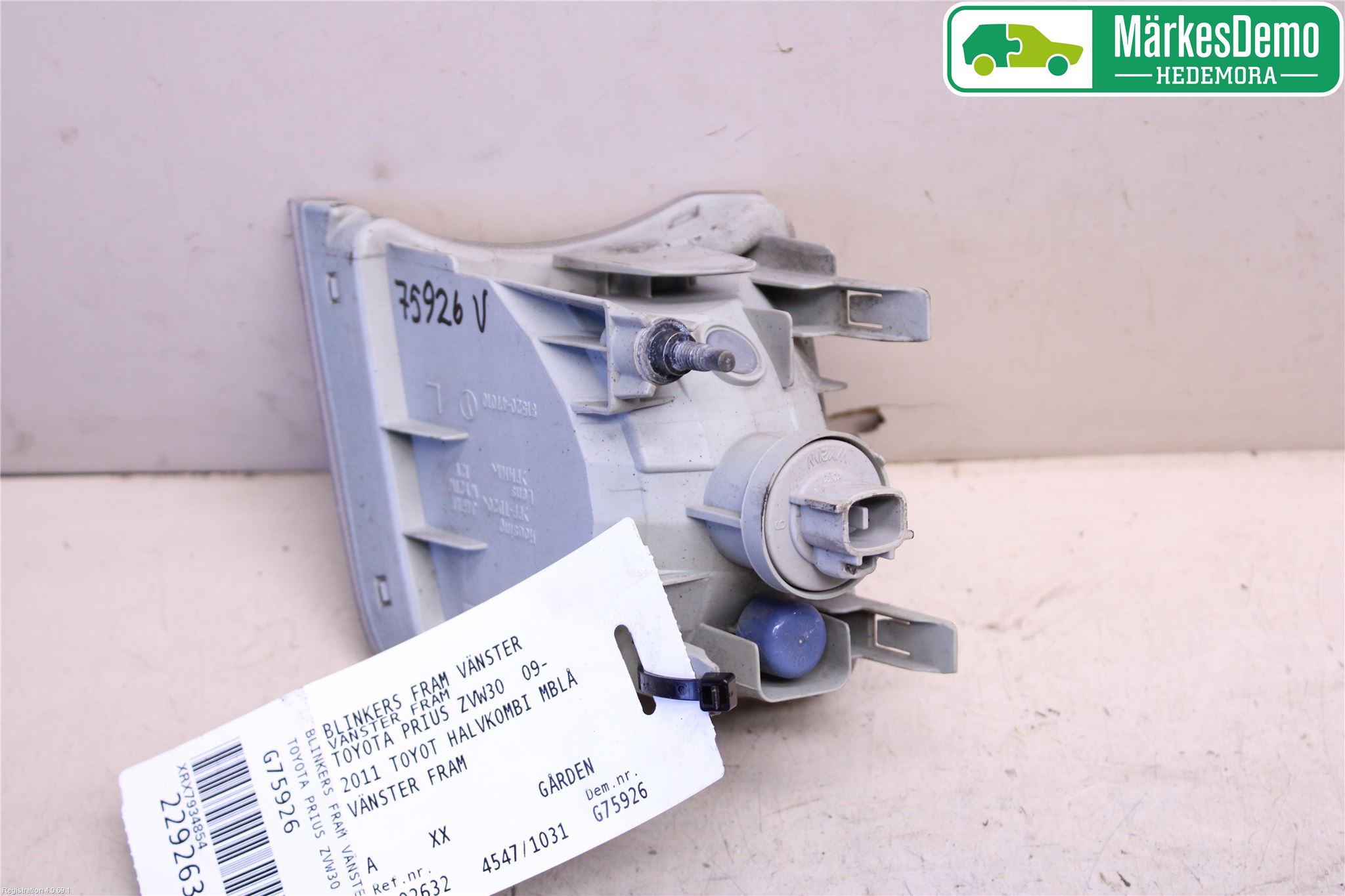 Toyota PRIUS ZVW30 09-20 Blinklykt Foran Venstre